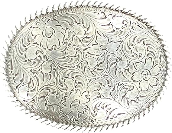Floral Western Belt Buckle - Henderson's Western Store