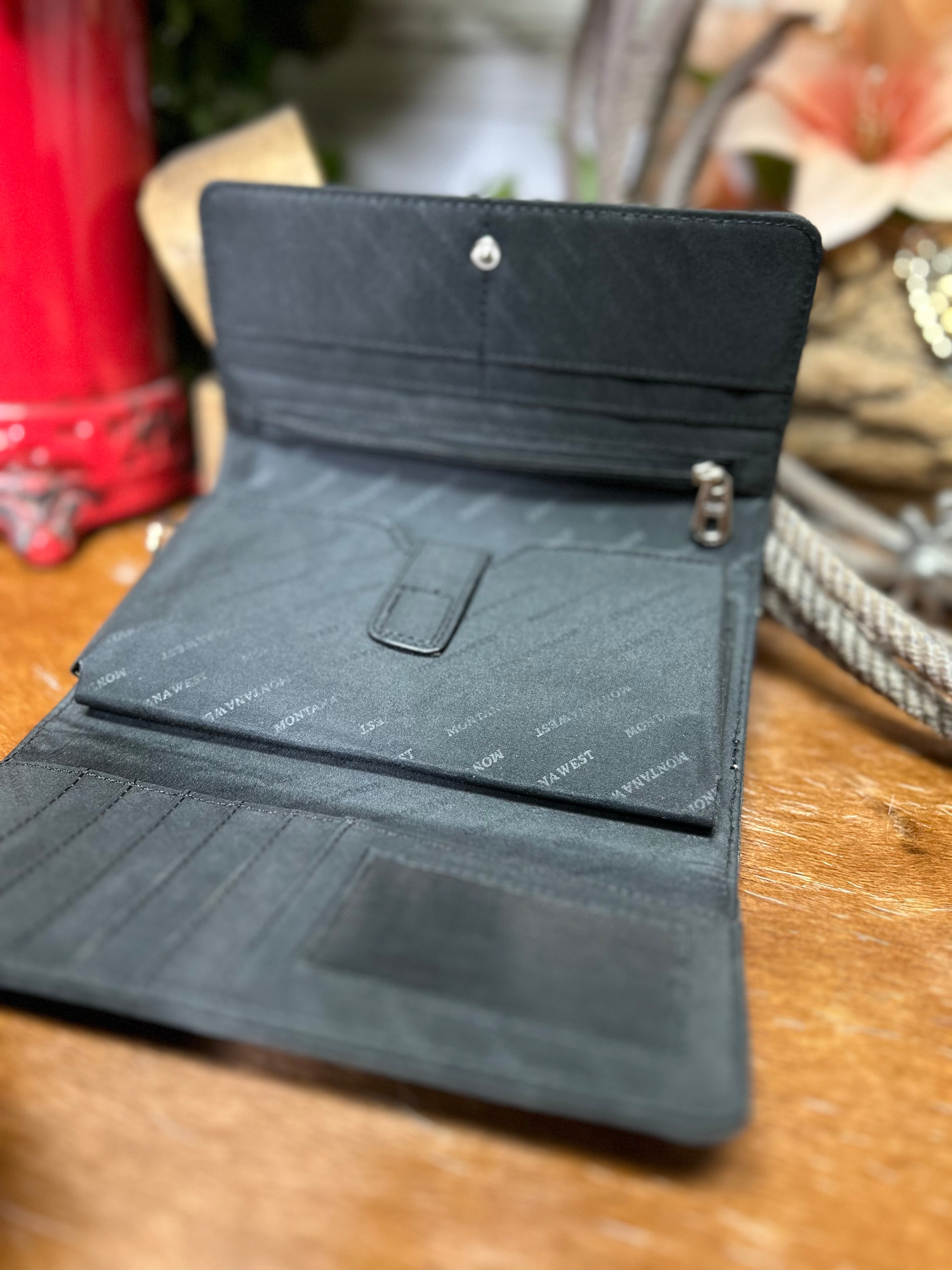 MW Cut Out Wallet ~ Black - Henderson's Western Store