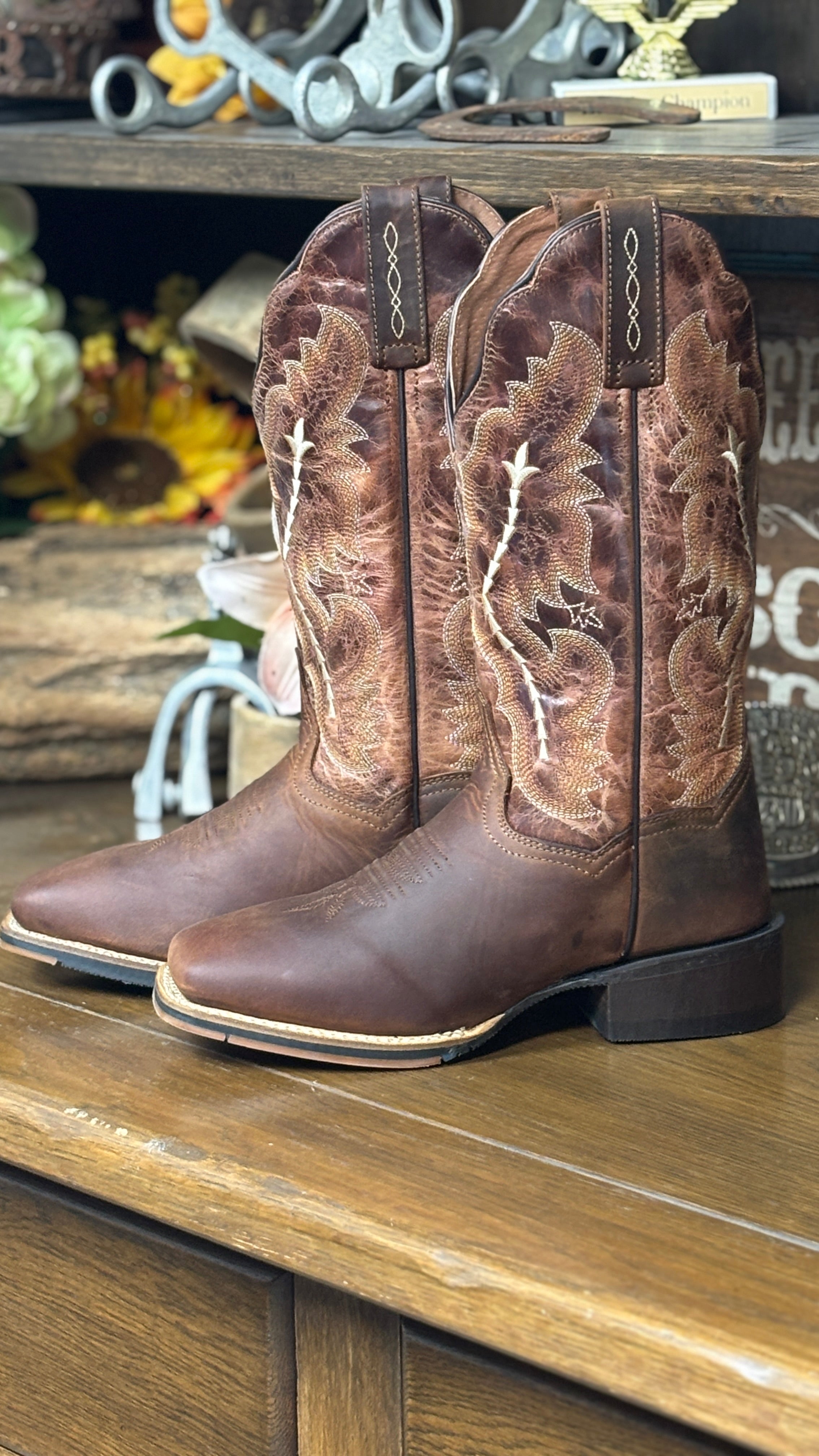 Heidi Leather Boots by Dan Post - Henderson's Western Store