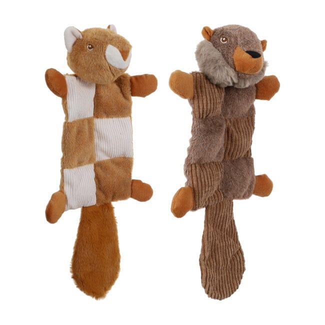 Plush Squeaky Dog Toy ~ Squirrels - Henderson's Western Store