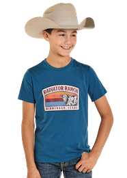 Boy's Radiator Ranch Tee by Rock & Roll - Henderson's Western Store