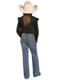 Girl's Rock & Roll Trouser Jeans - Henderson's Western Store
