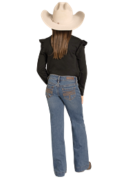 Girl's Rock & Roll Trouser Jeans - Henderson's Western Store