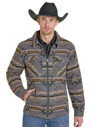 Aztec Jacquard Shacket by Rock & Roll - Henderson's Western Store