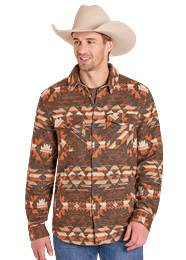 Aztec Jacquard Shacket by Rock & Roll - Henderson's Western Store