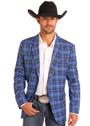 Men's Plaid Blazer by Rock & Roll - Henderson's Western Store