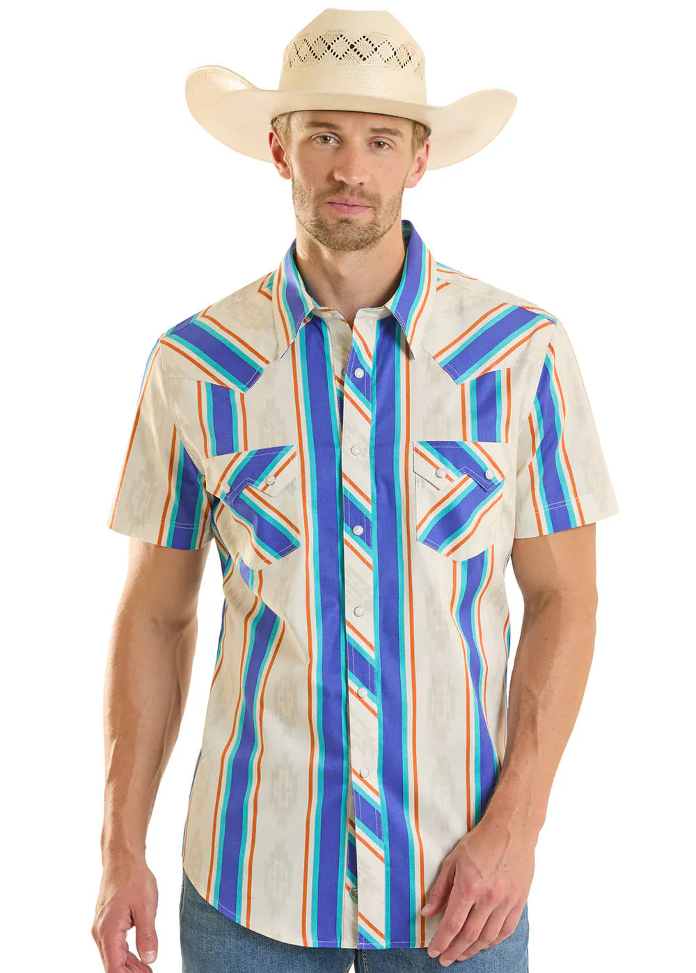 Striped Brushed Shirt by Rock & Roll - Henderson's Western Store