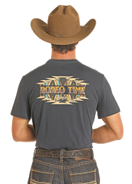Dale Brisby Dale Rodeo Time Tee ~ Navy - Henderson's Western Store
