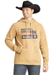 Dale Brisby Graphic Hoodie ~ Camel - Henderson's Western Store