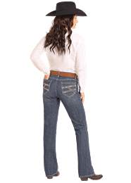 Crossed Embroidered Jean by Rock & Roll - Henderson's Western Store