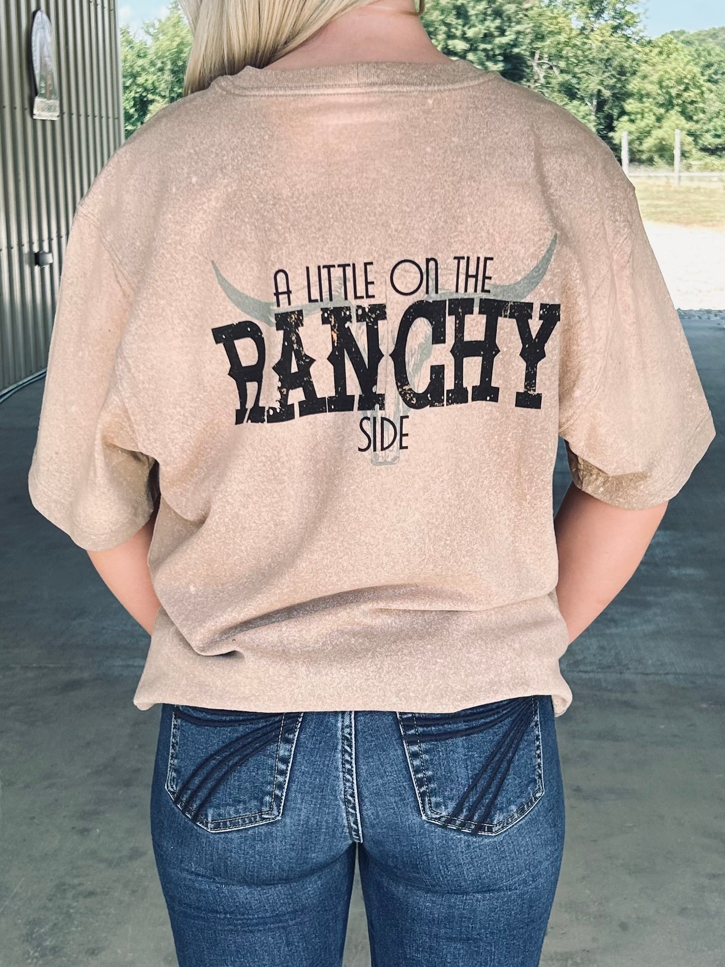 A Little On the Ranchy Side Tee - Henderson's Western Store