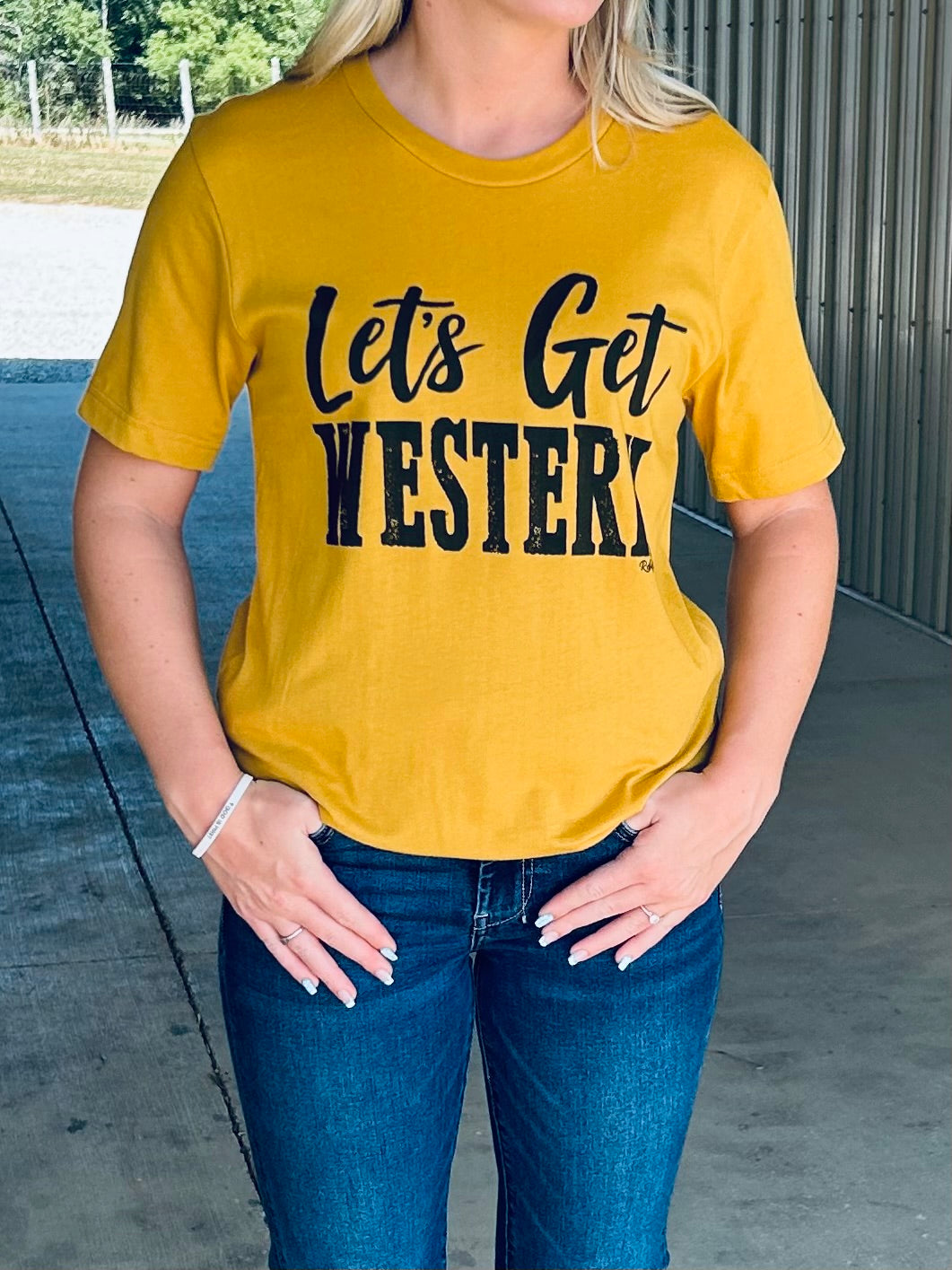 Let's Get Western Tee - Henderson's Western Store