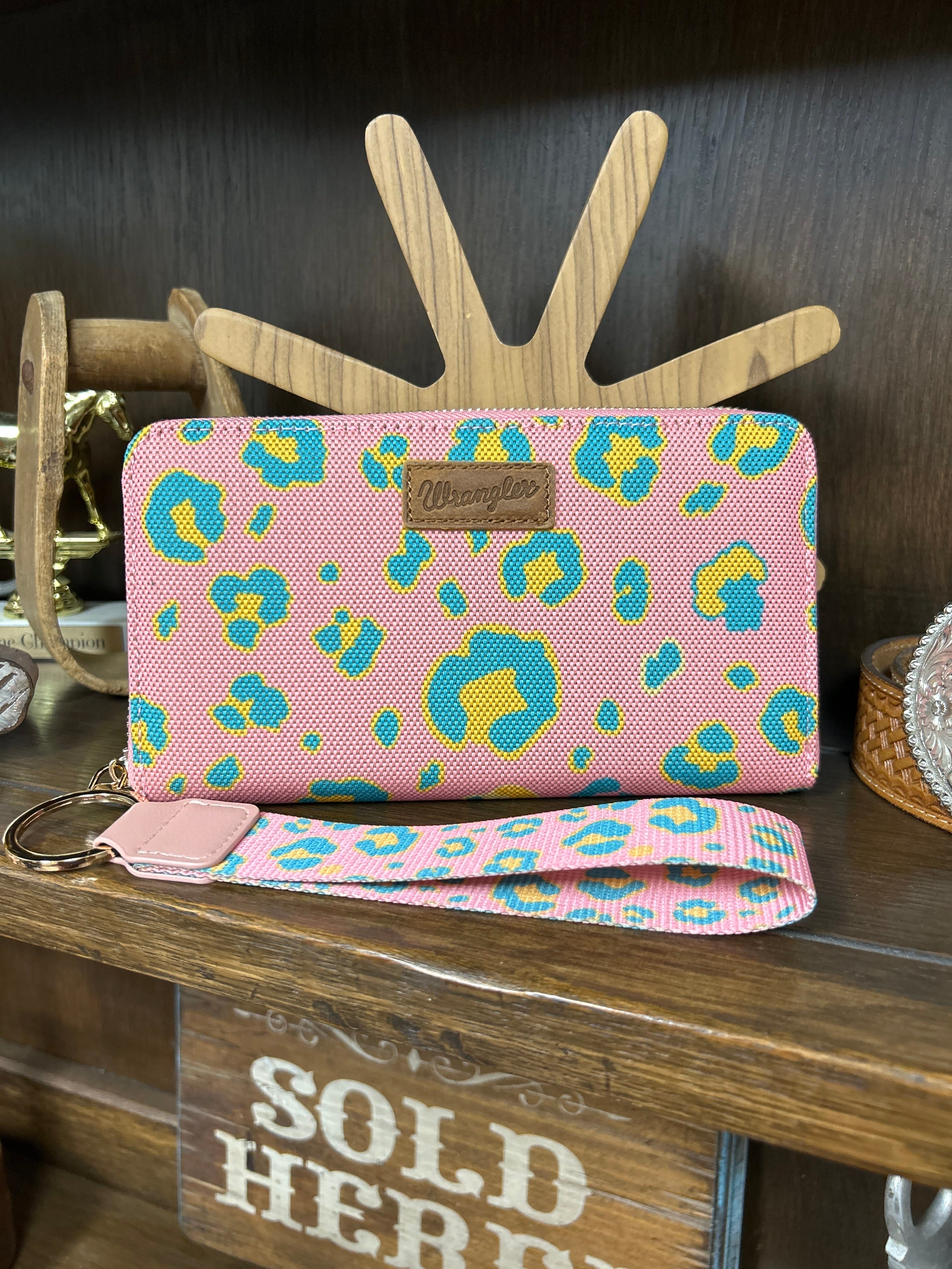 Wrangler Leopard Print Wallet/Wristlet - Henderson's Western Store