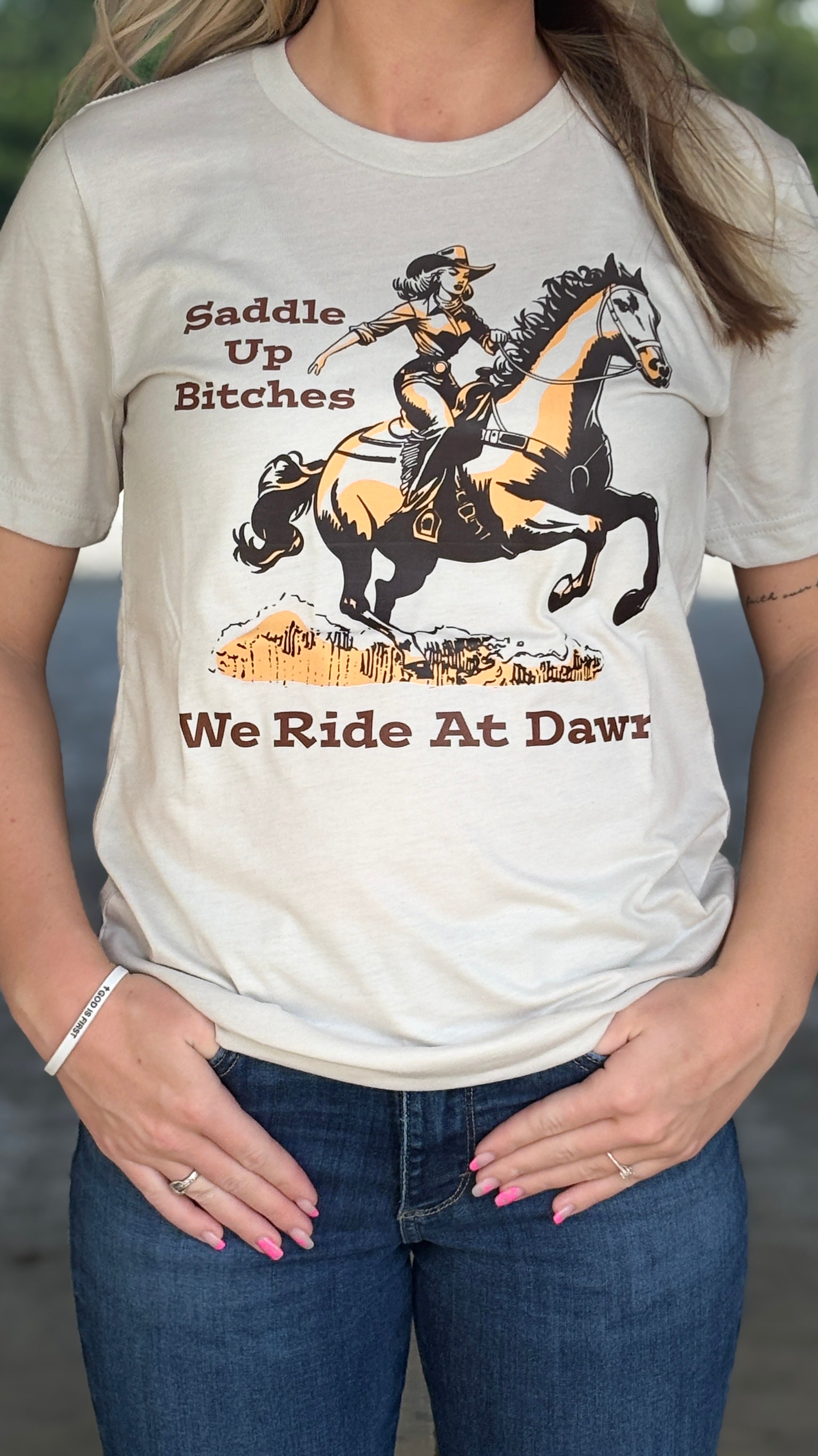 Saddle Up Tee - Henderson's Western Store
