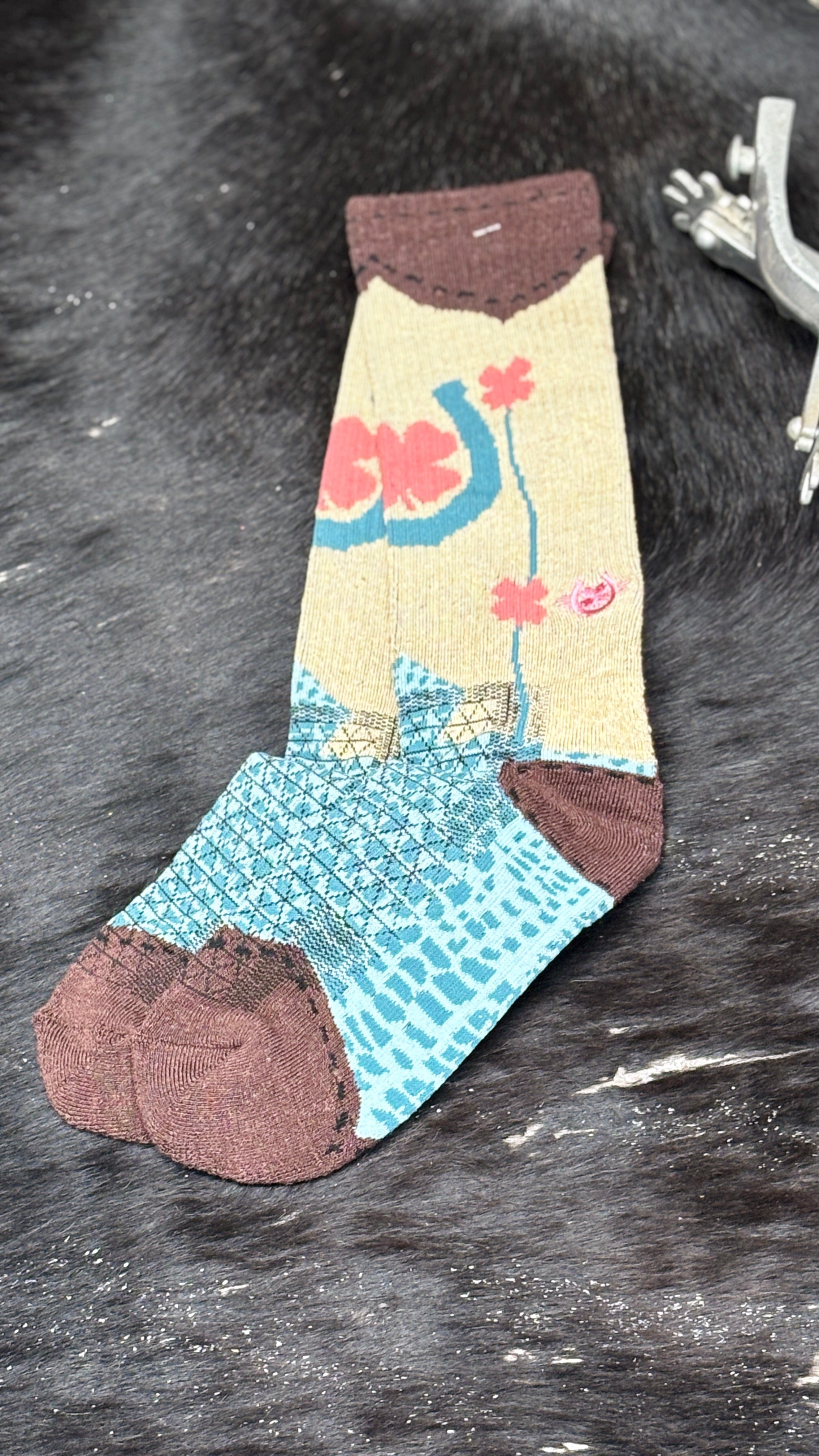 Lucky Chuck Socks ~ Lucky Shit Kickers - Henderson's Western Store