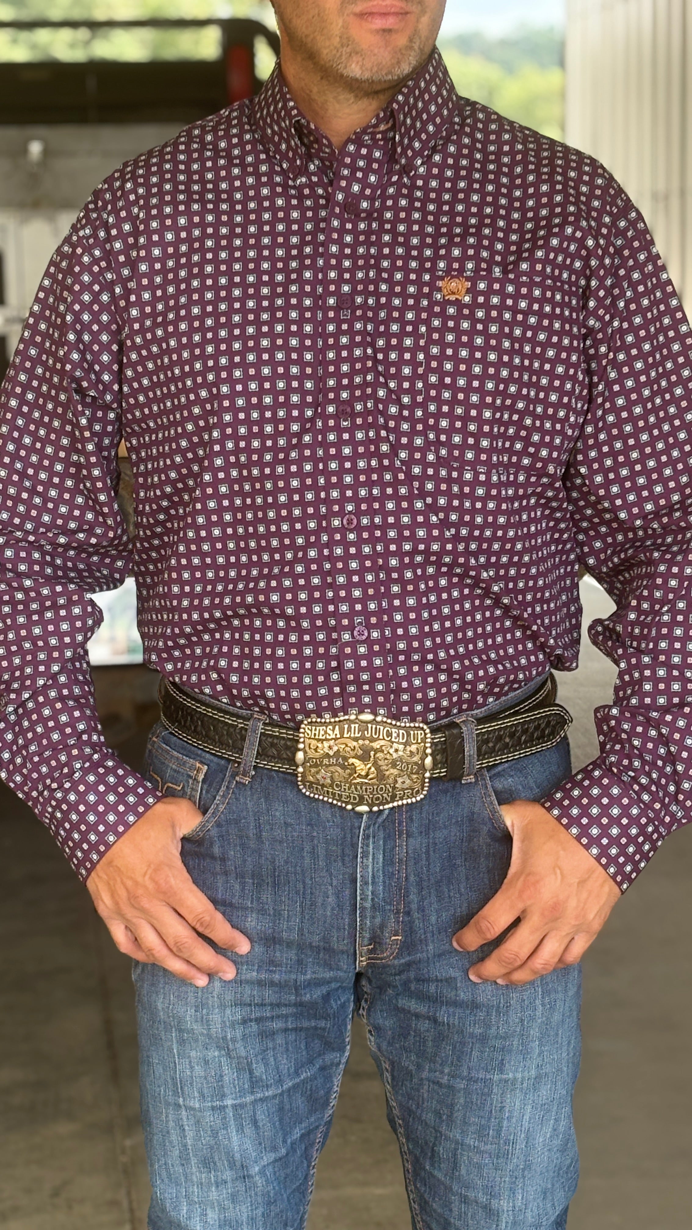 Cinch Plain Weave ~ Purple - Henderson's Western Store