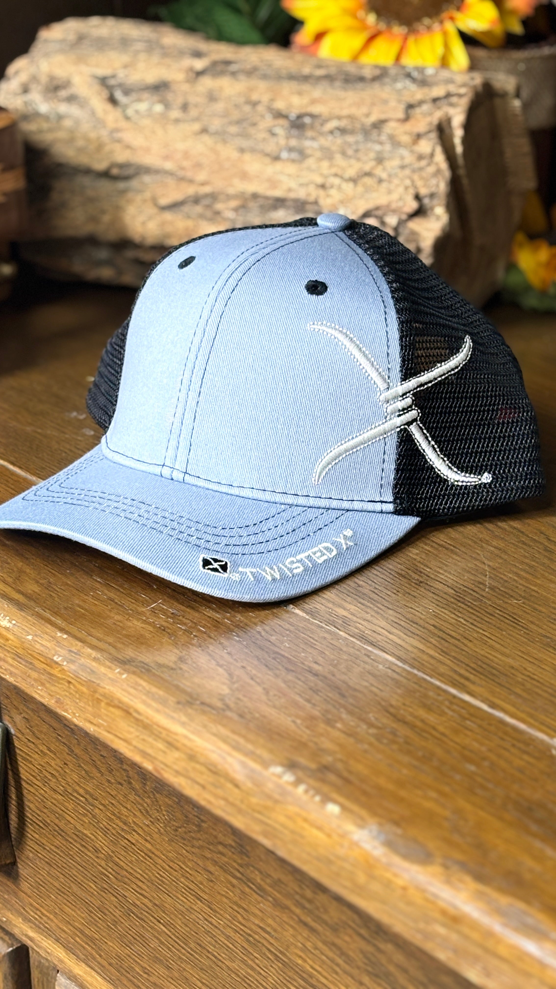 Twisted X Ball Cap ~ Blue - Henderson's Western Store