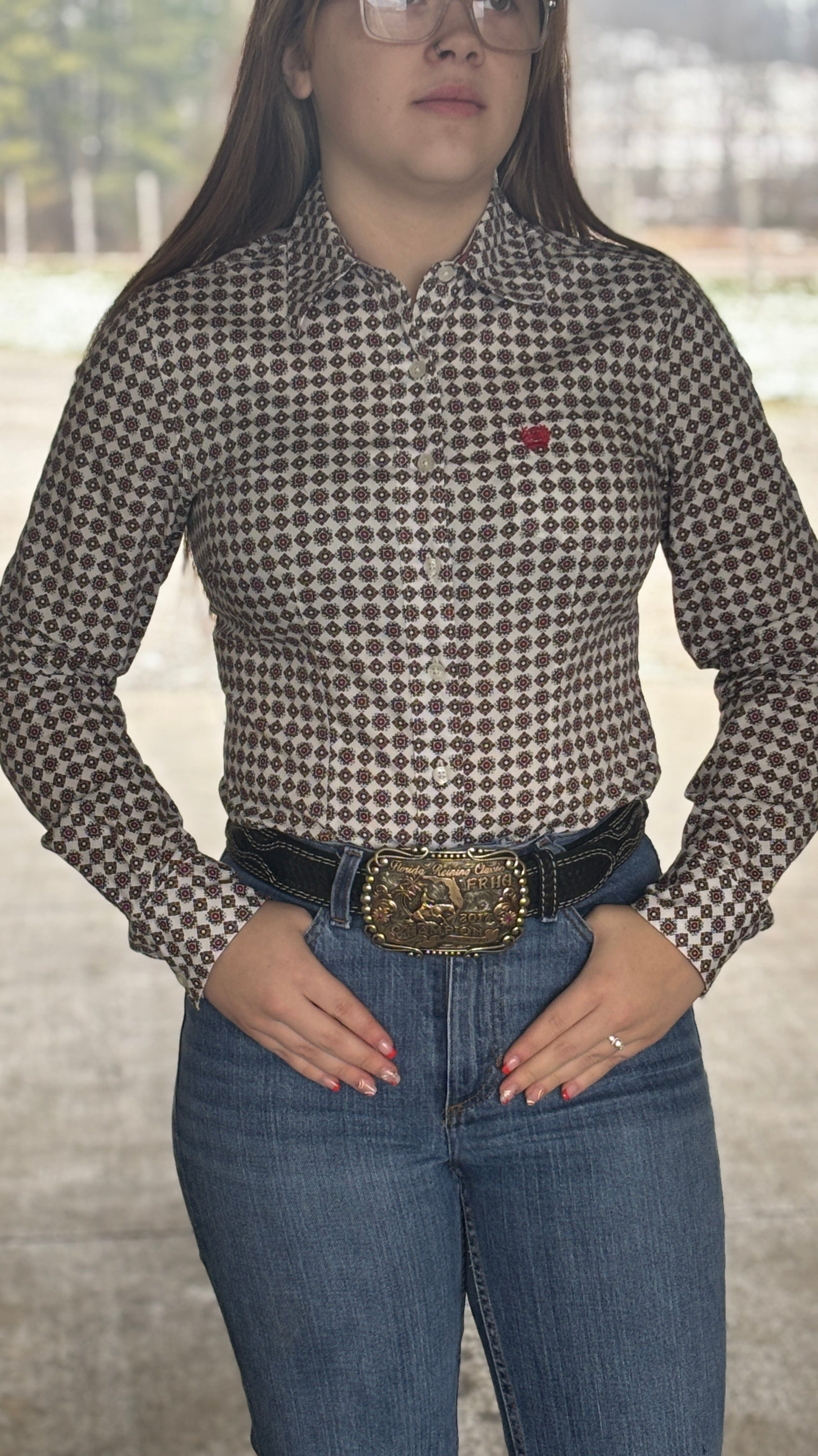 Ladies Cinch ~ White - Henderson's Western Store