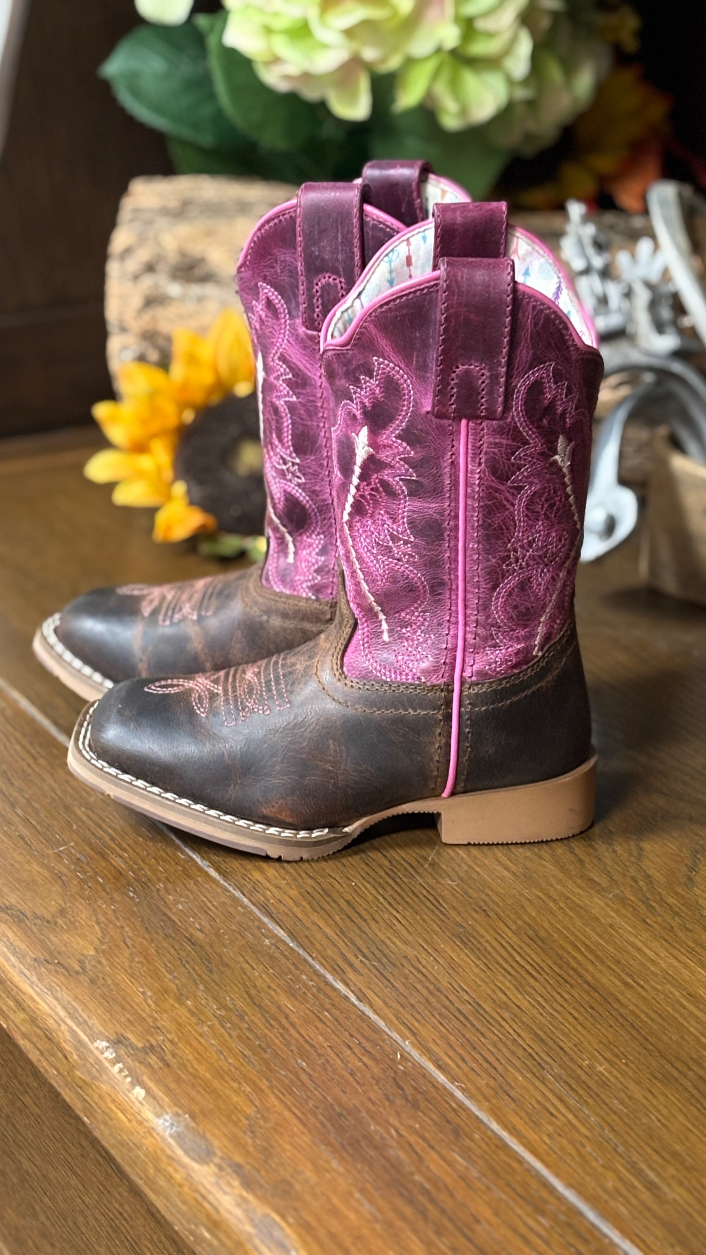 Salina Boots by Dan Post ~ Pink - Henderson's Western Store