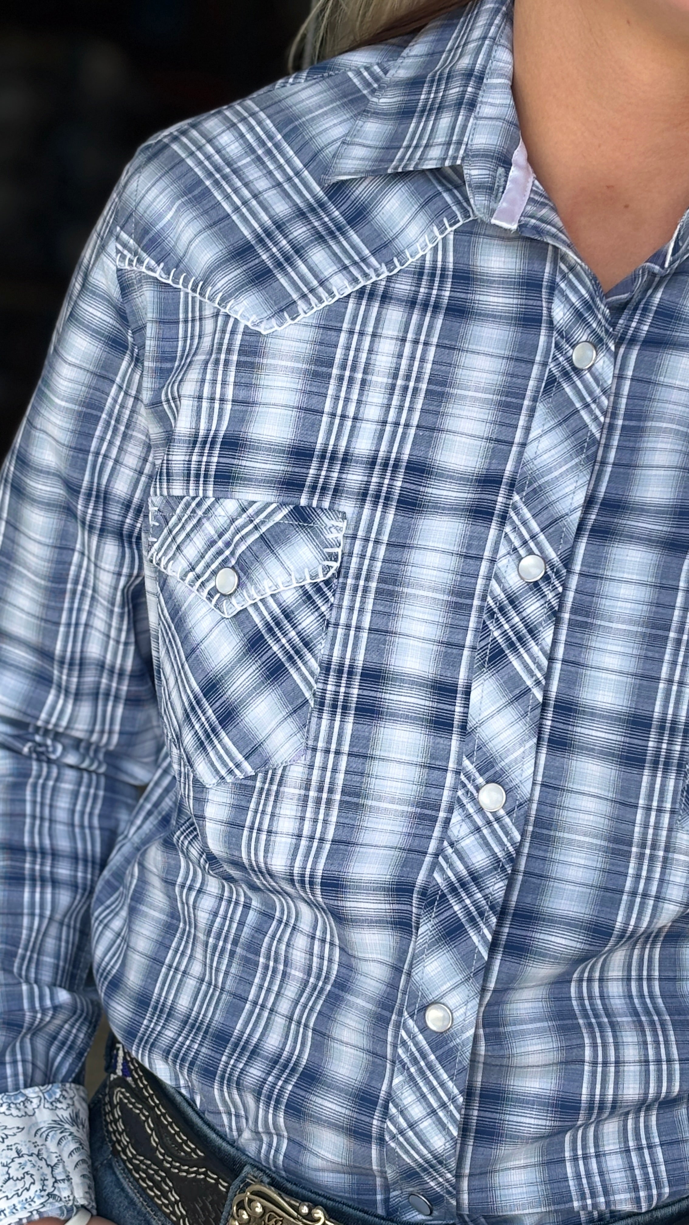 Rough Stock For Her - Navy - Henderson's Western Store