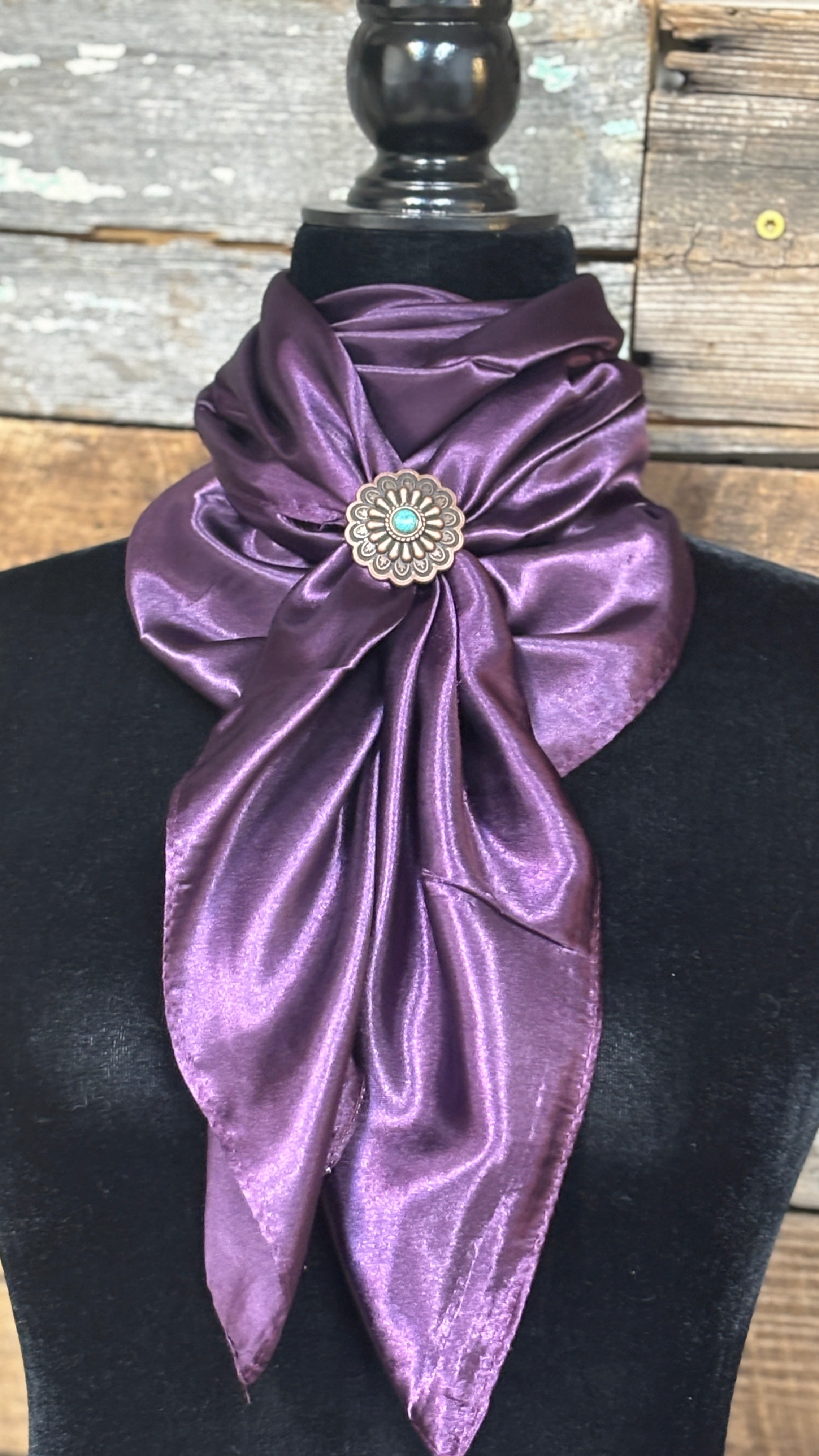 Rodeo Drive Wild Rags/Scarf ~ Plum - Henderson's Western Store
