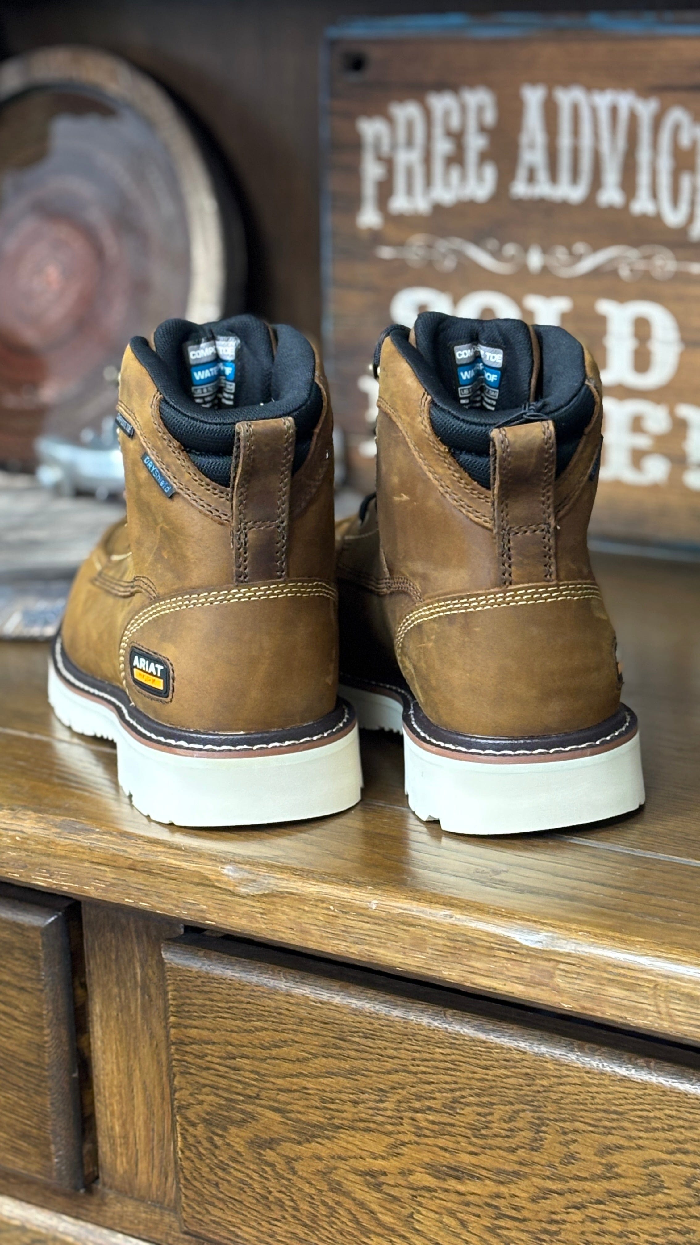 Rebar Lift 6" Waterproof Composite Toe Work Boot by Ariat - Henderson's Western Store