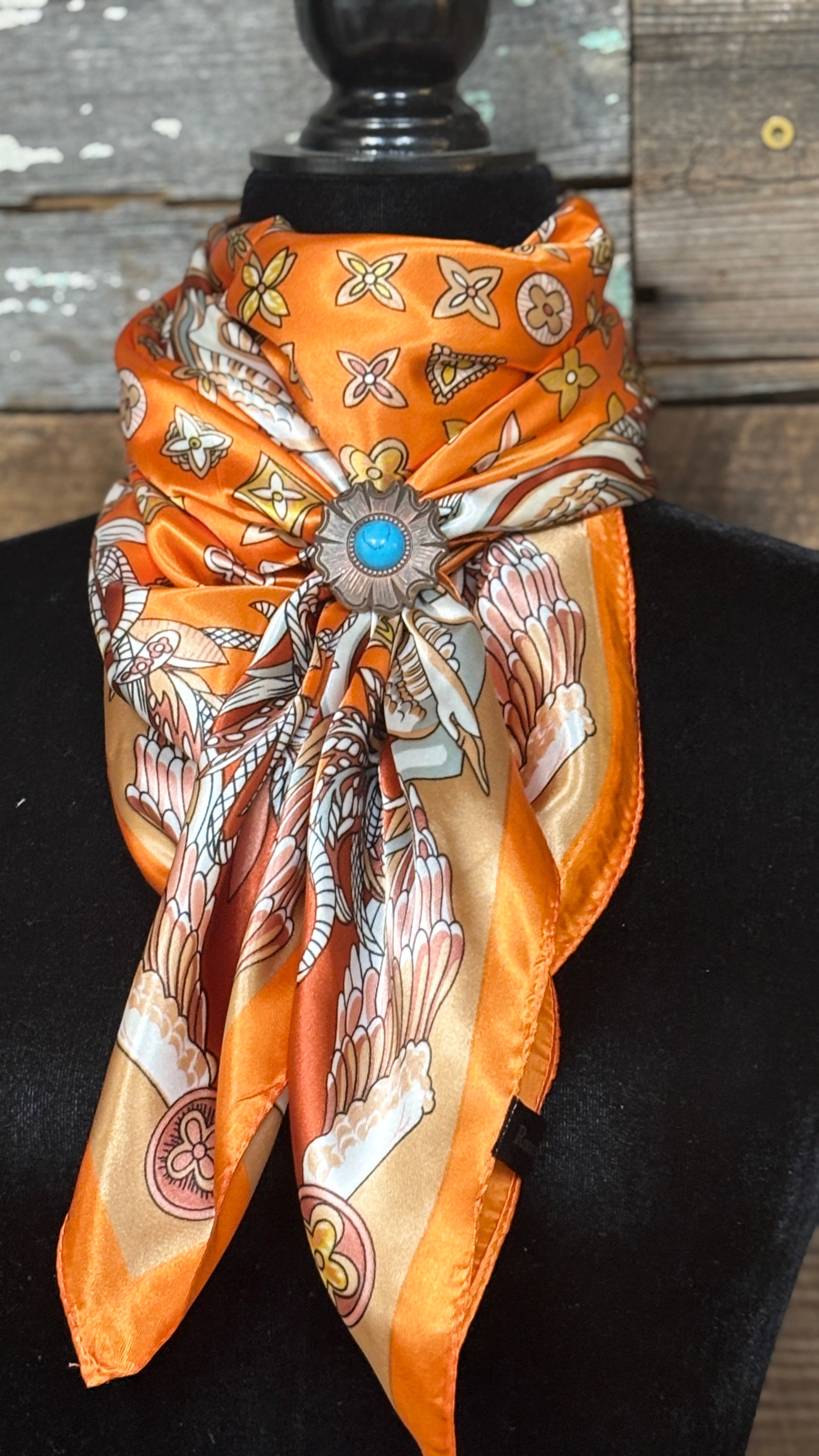 Rodeo Drive Wild Rags/Scarf ~ Swans - Henderson's Western Store