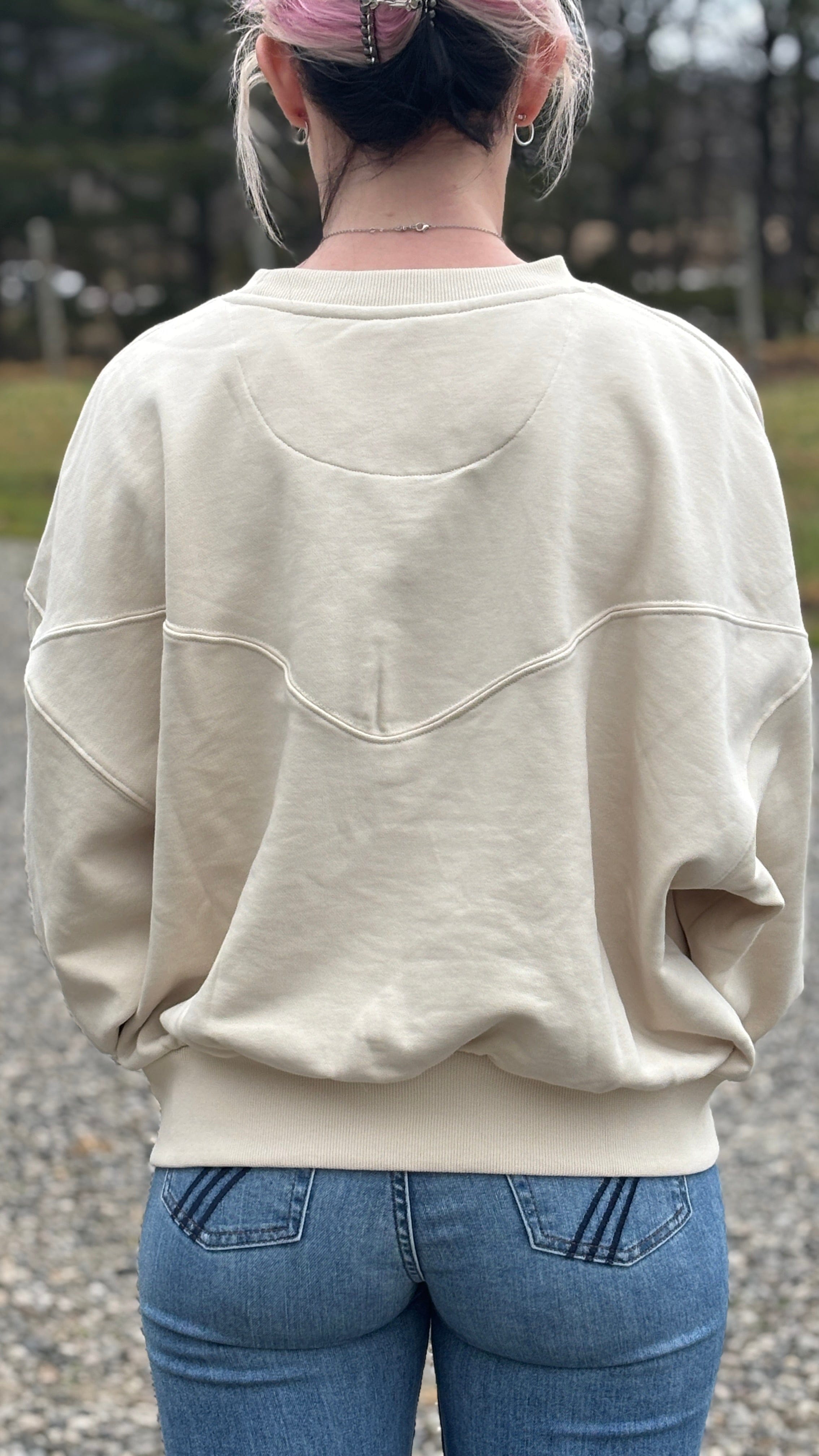 Lainey Wilson Cowboy Sweatshirt by Wrangler - Henderson's Western Store