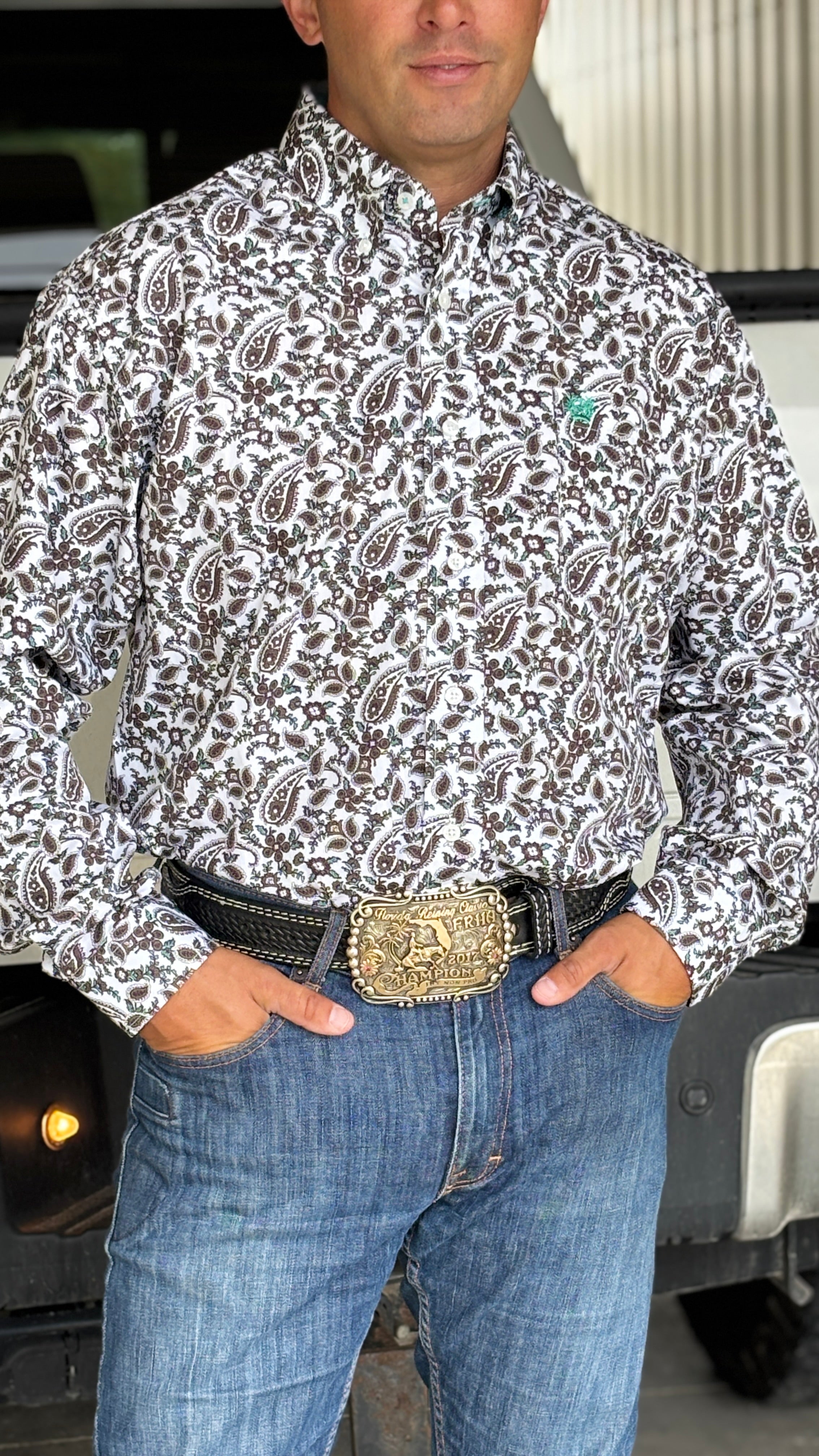 Cinch Plain Weave ~ White - Henderson's Western Store