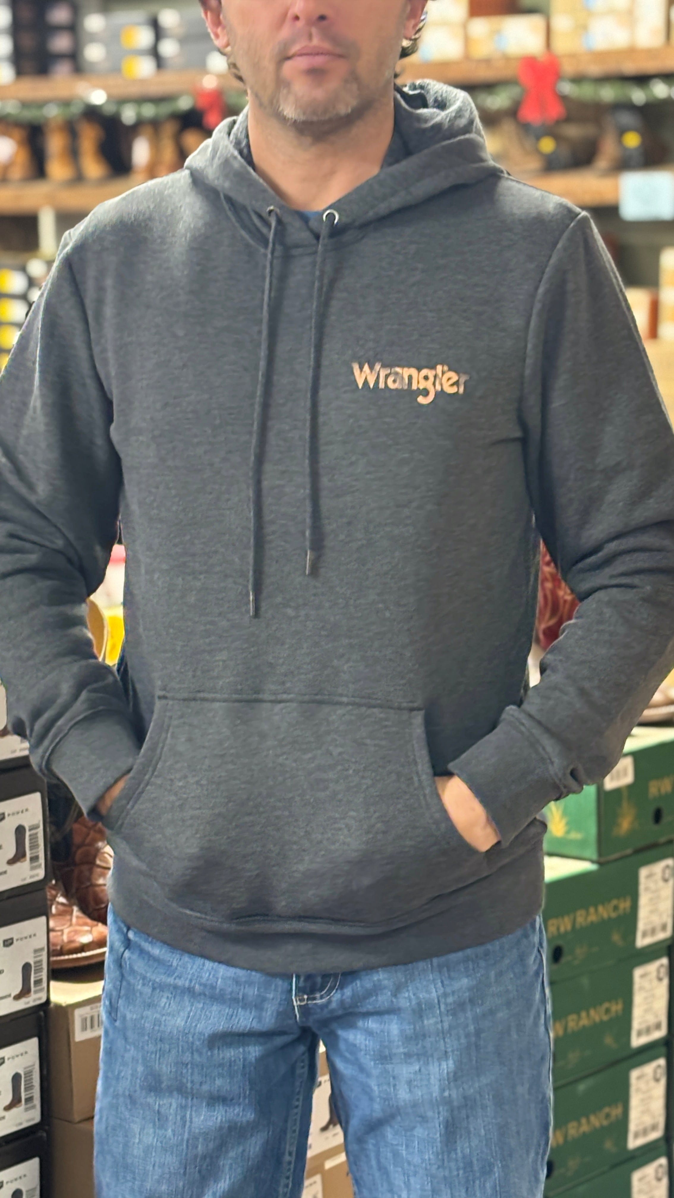 Wrangler® Rope Logo Hoodie - Henderson's Western Store