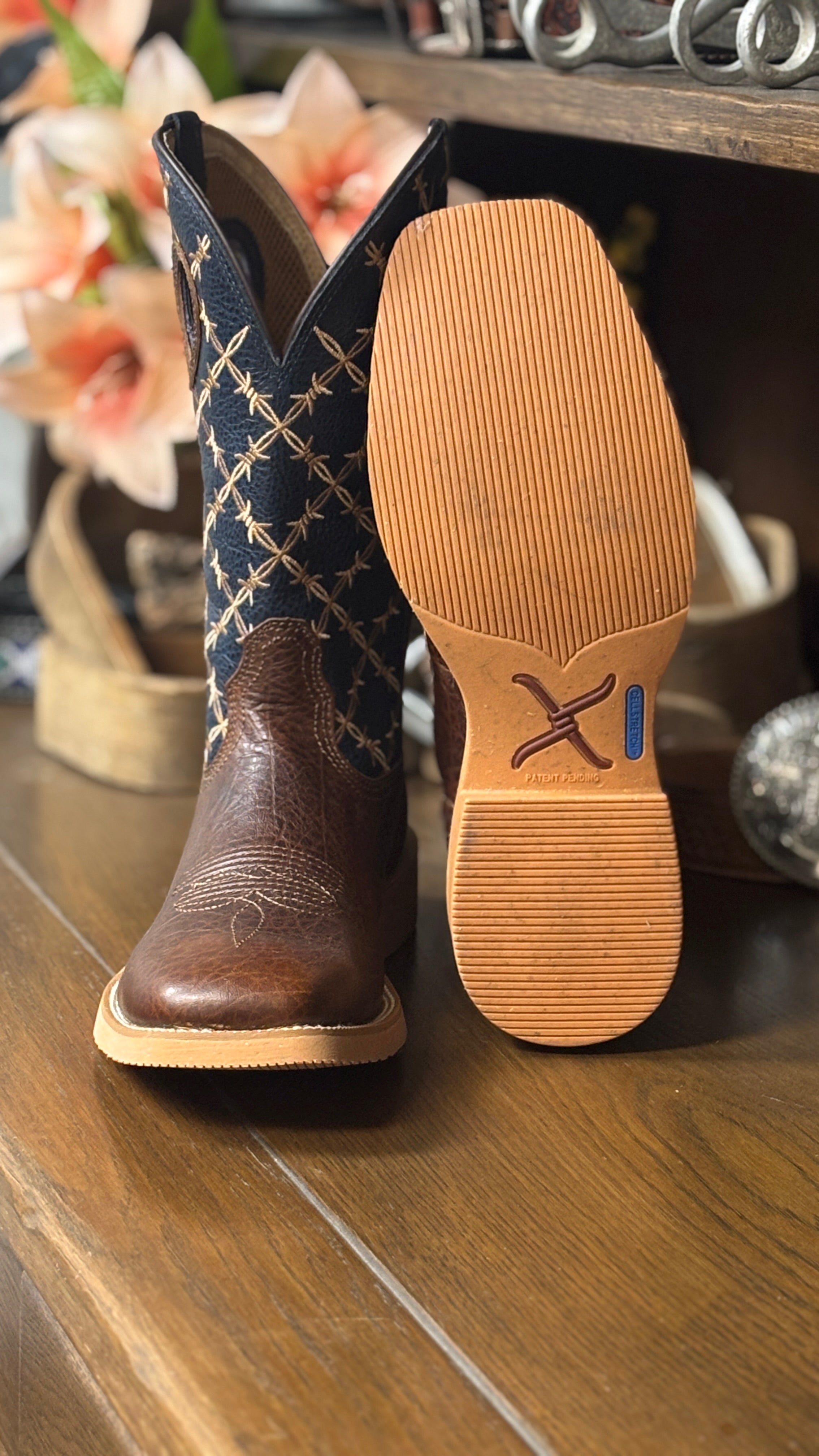 Tech X Boot by Twisted X ~ Navy - Henderson's Western Store