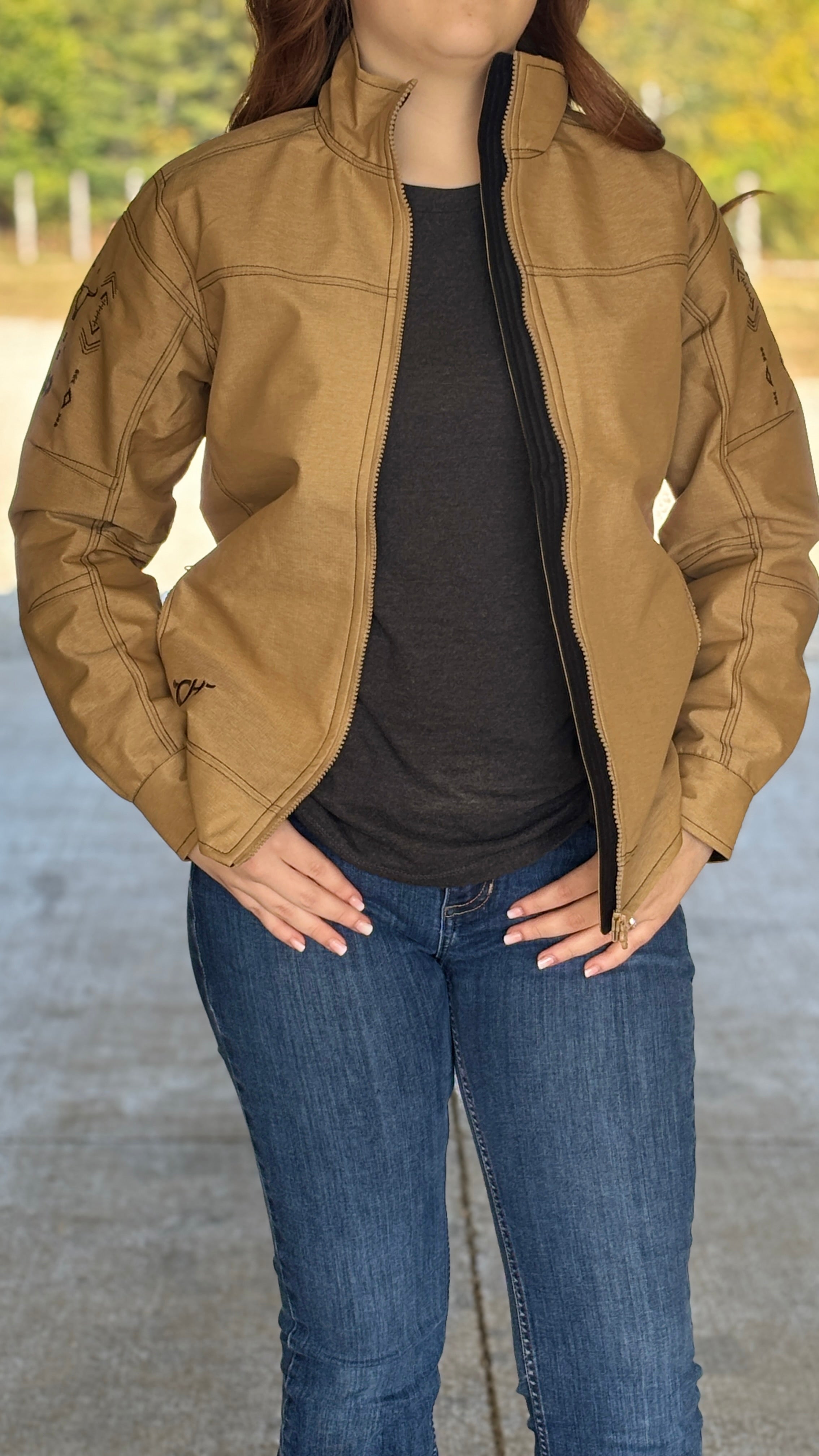 Cowgirl Hardware Skull Aztec Jacket - Henderson's Western Store