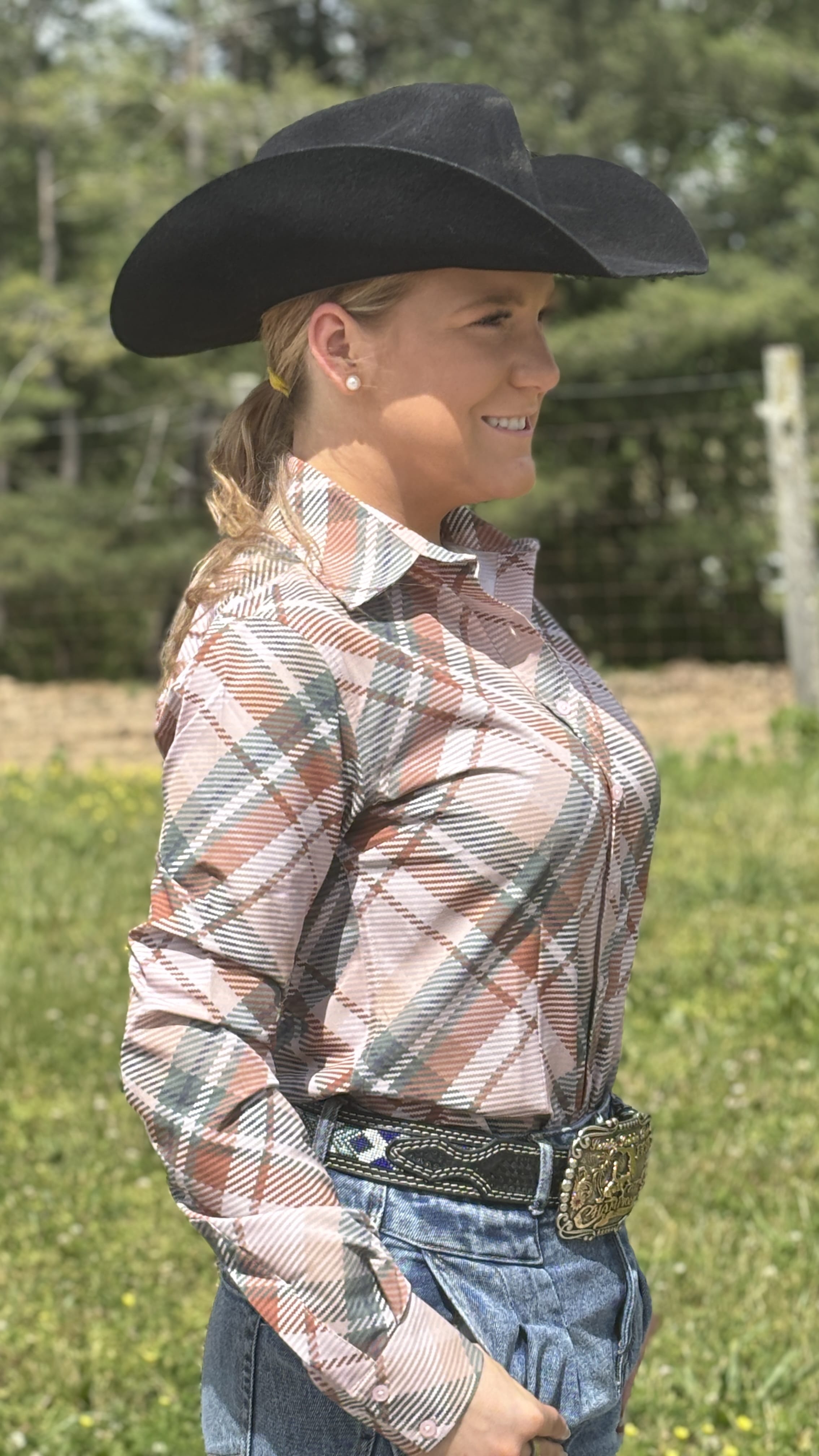 RHC Easy Care Show Shirt ~ Herrbne Nude - Henderson's Western Store