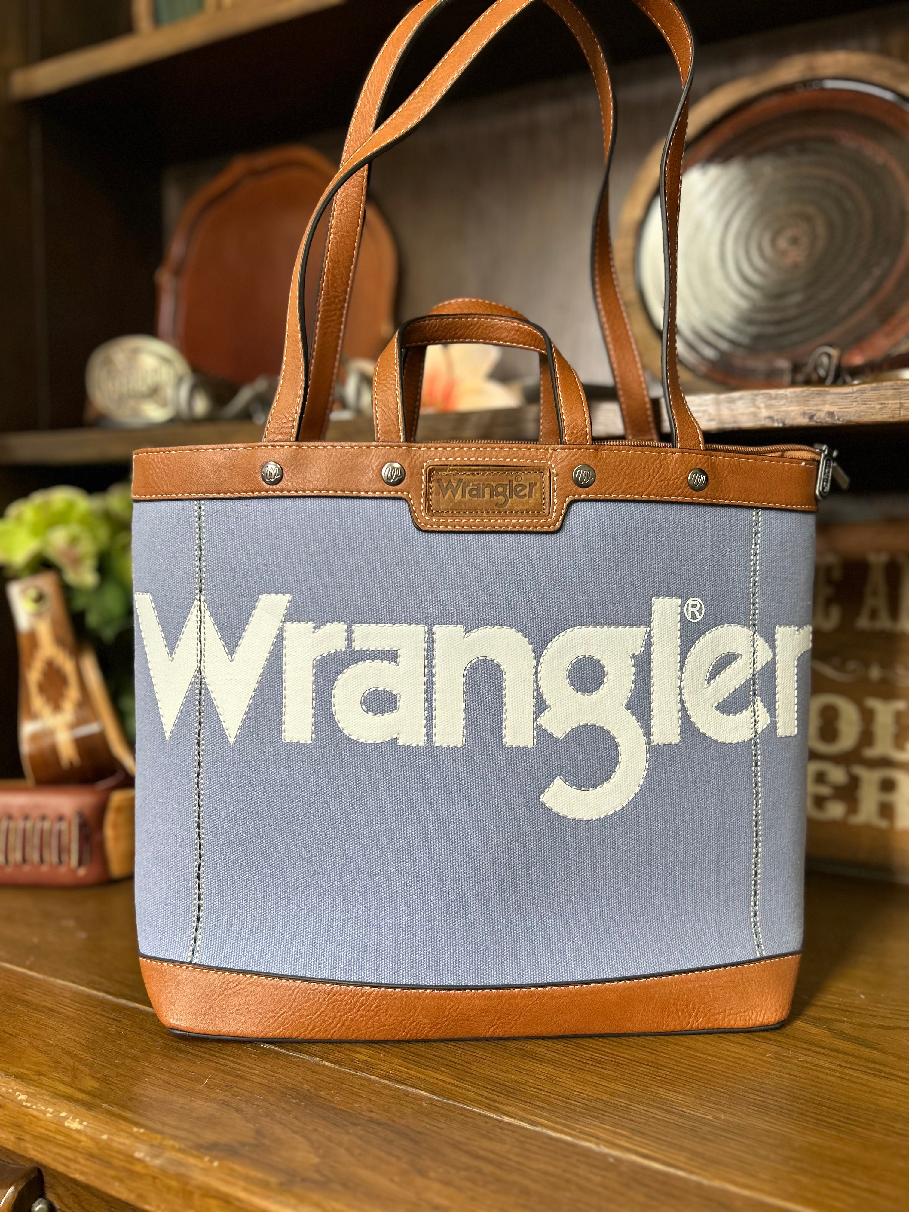 Wrangler Canvas Shoulder Bag ~ Jean - Henderson's Western Store