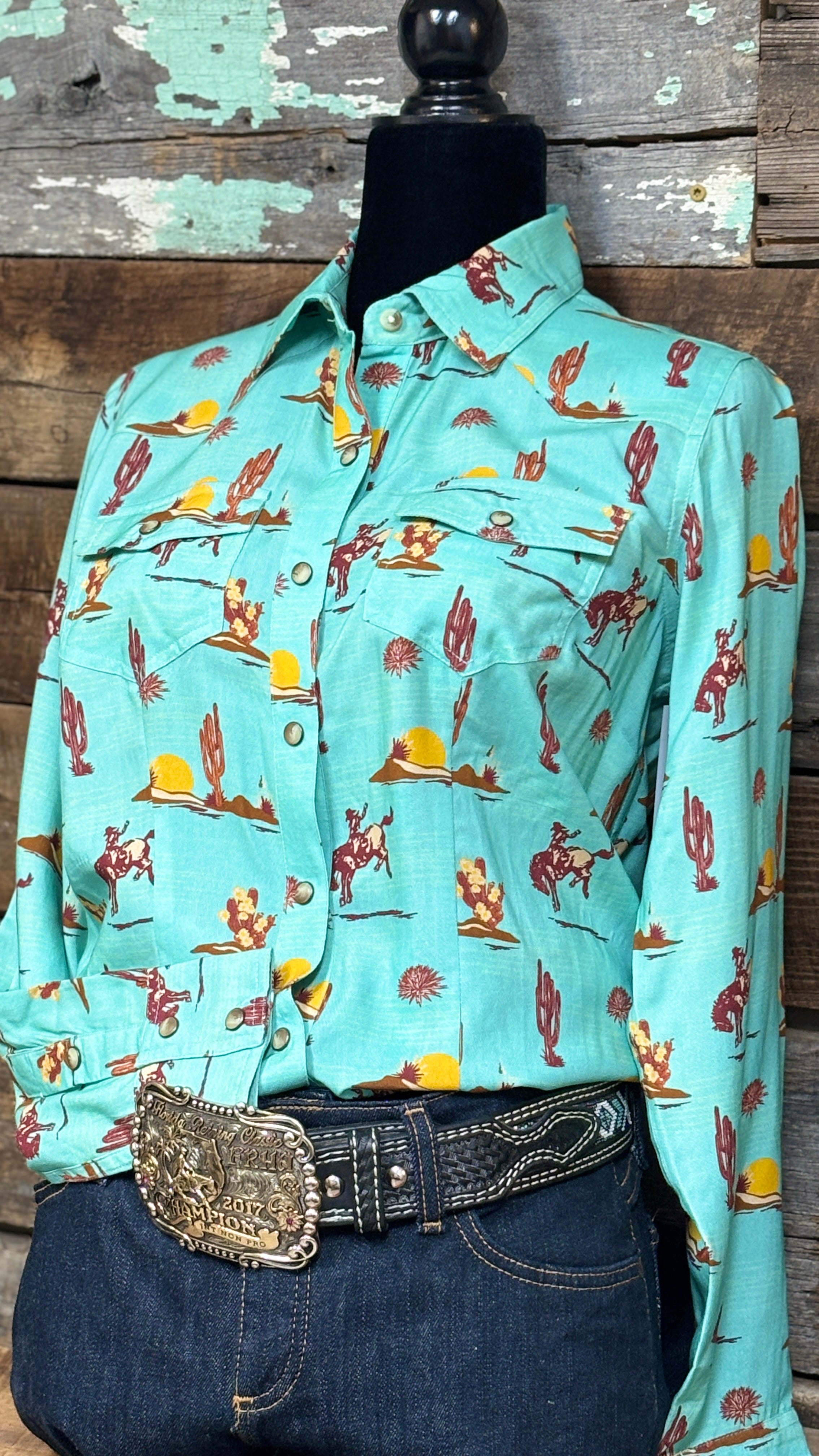 Cowgirl Retro Shirt by Panhandle - Henderson's Western Store