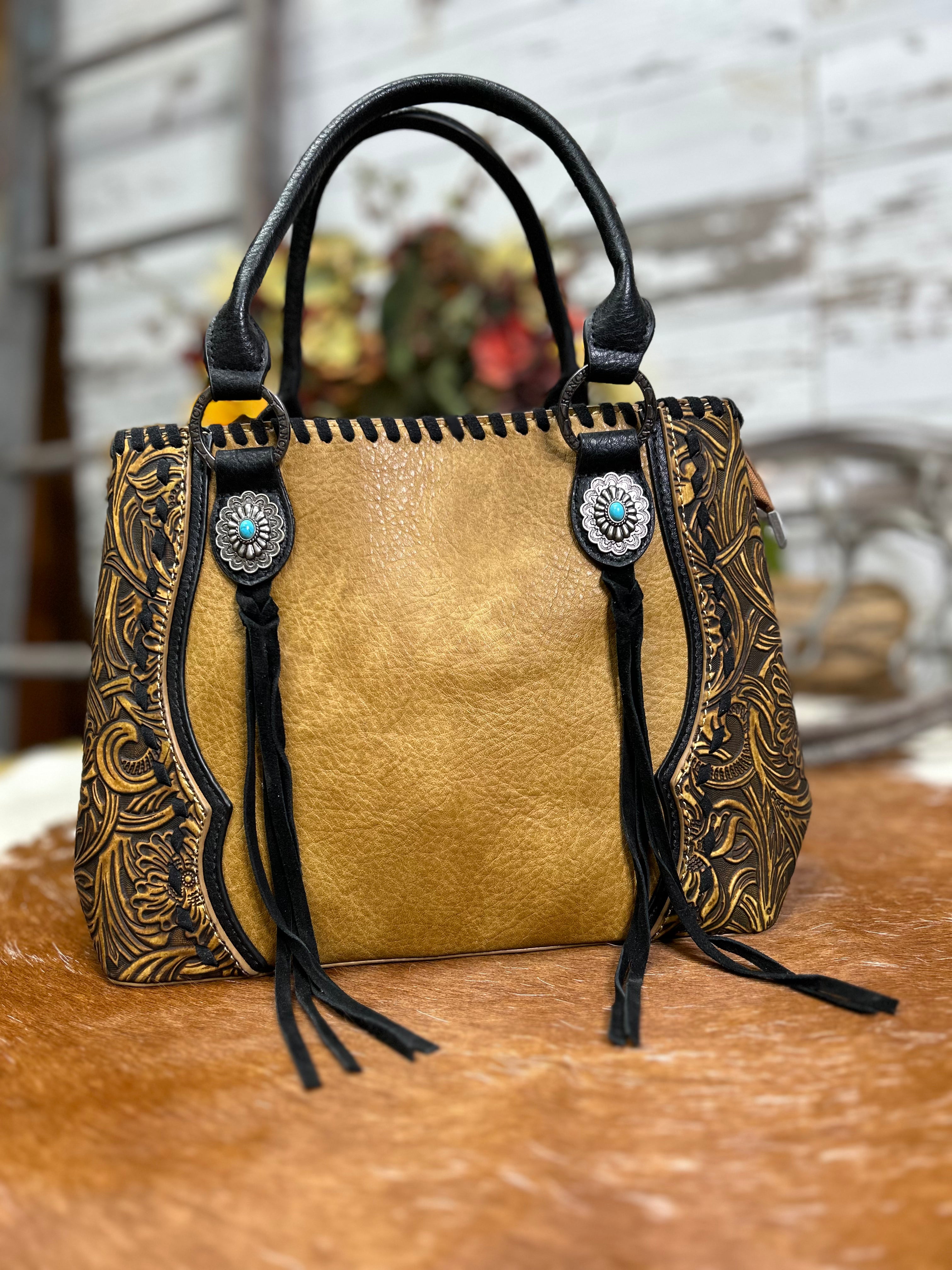 Trinity Ranch Tote ~ Brown - Henderson's Western Store