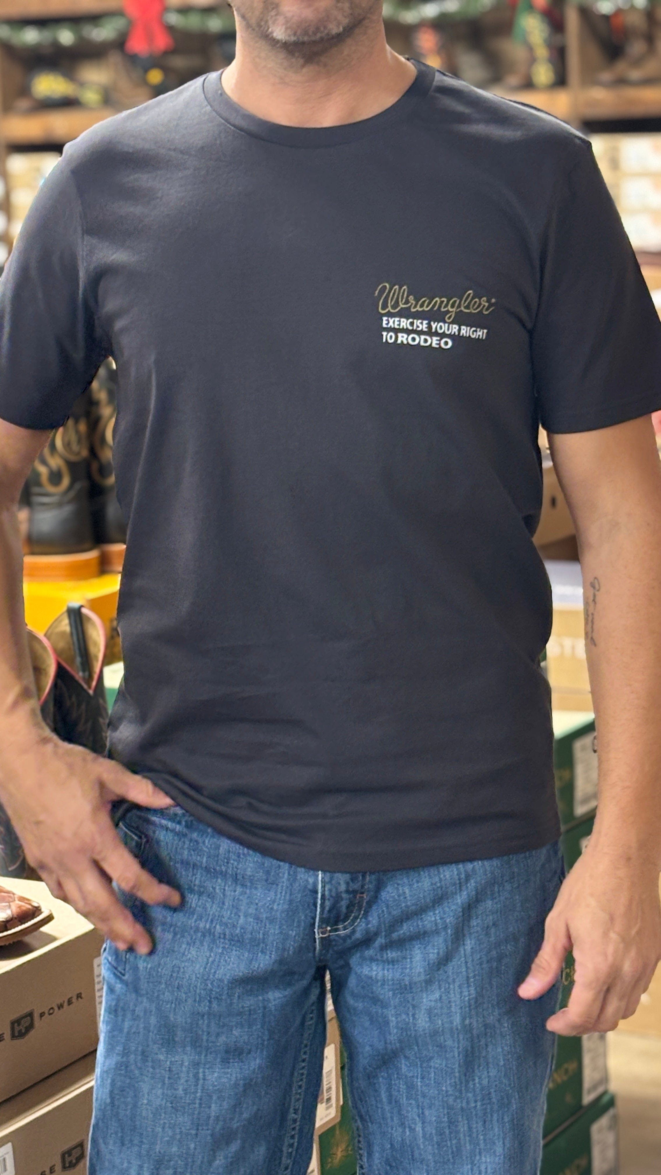 Wrangler Reissue Right To Rodeo Tee - Henderson's Western Store