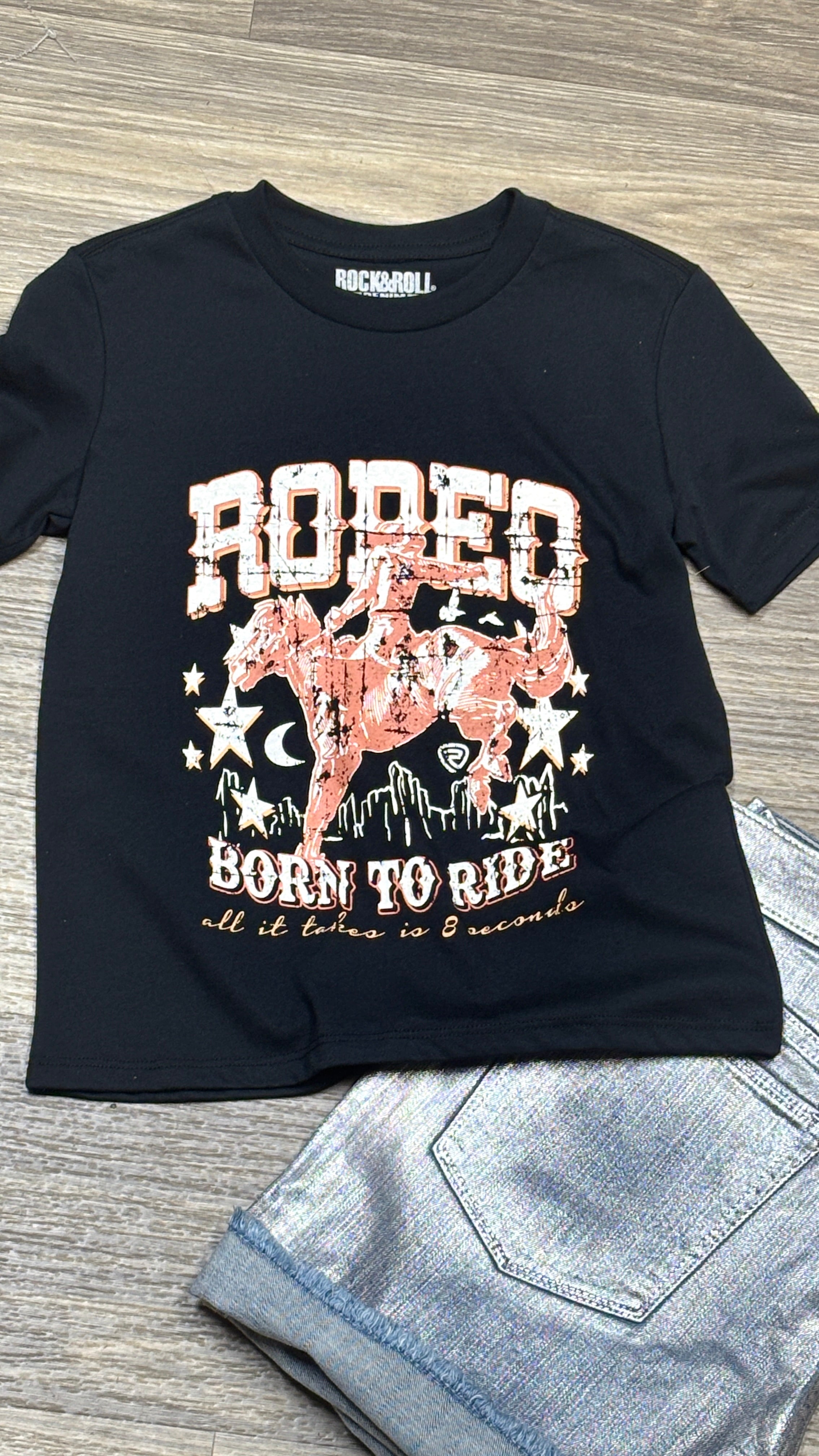 Boy's Bronco Rider Tee by Rock & Roll - Henderson's Western Store