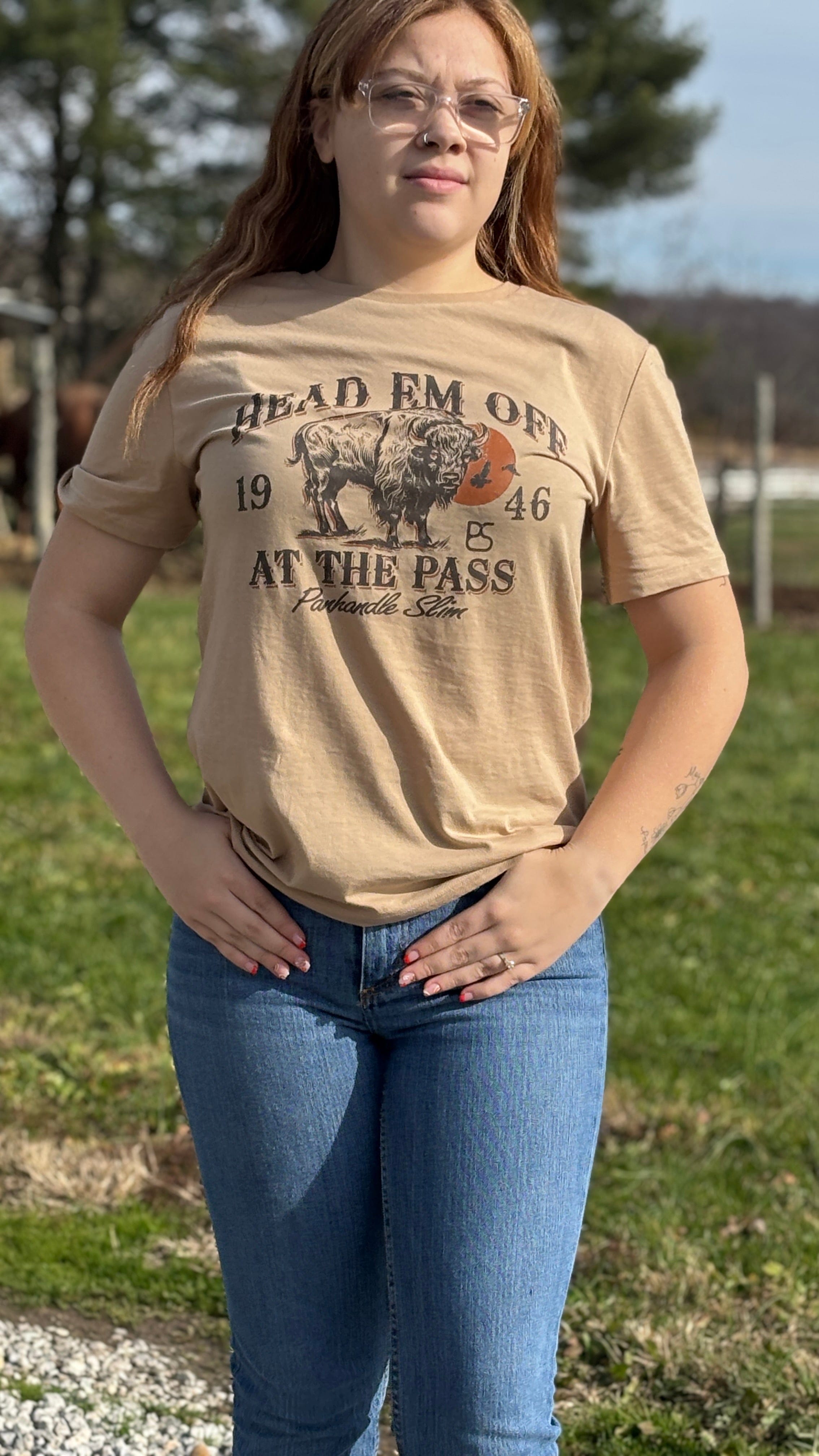 Head Em Off Tee by Panhandle Slim - Henderson's Western Store