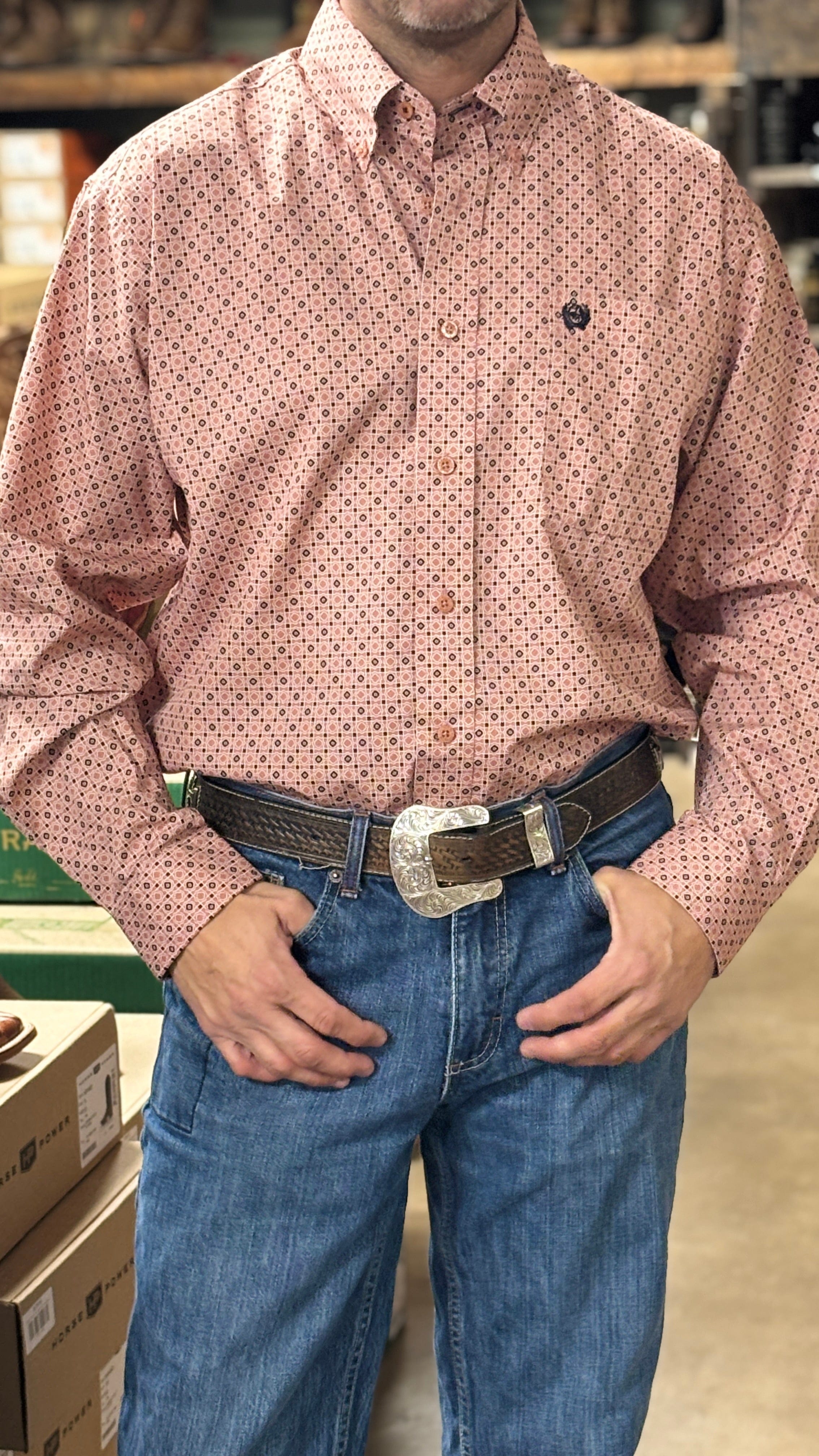Cinch Plain Weave ~ Pink - Henderson's Western Store