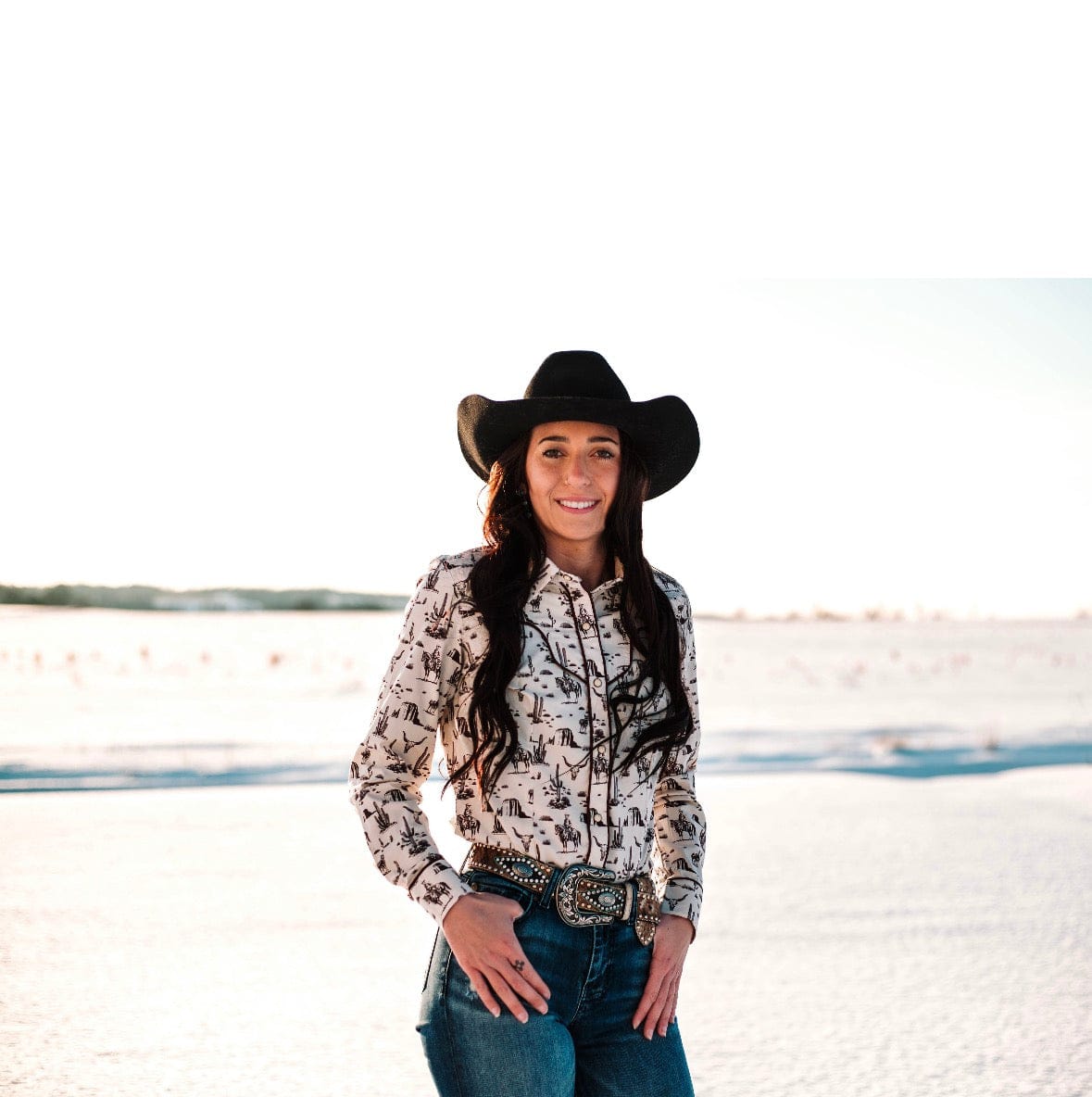 Ladies Wild West Print by Rock & Roll - Henderson's Western Store