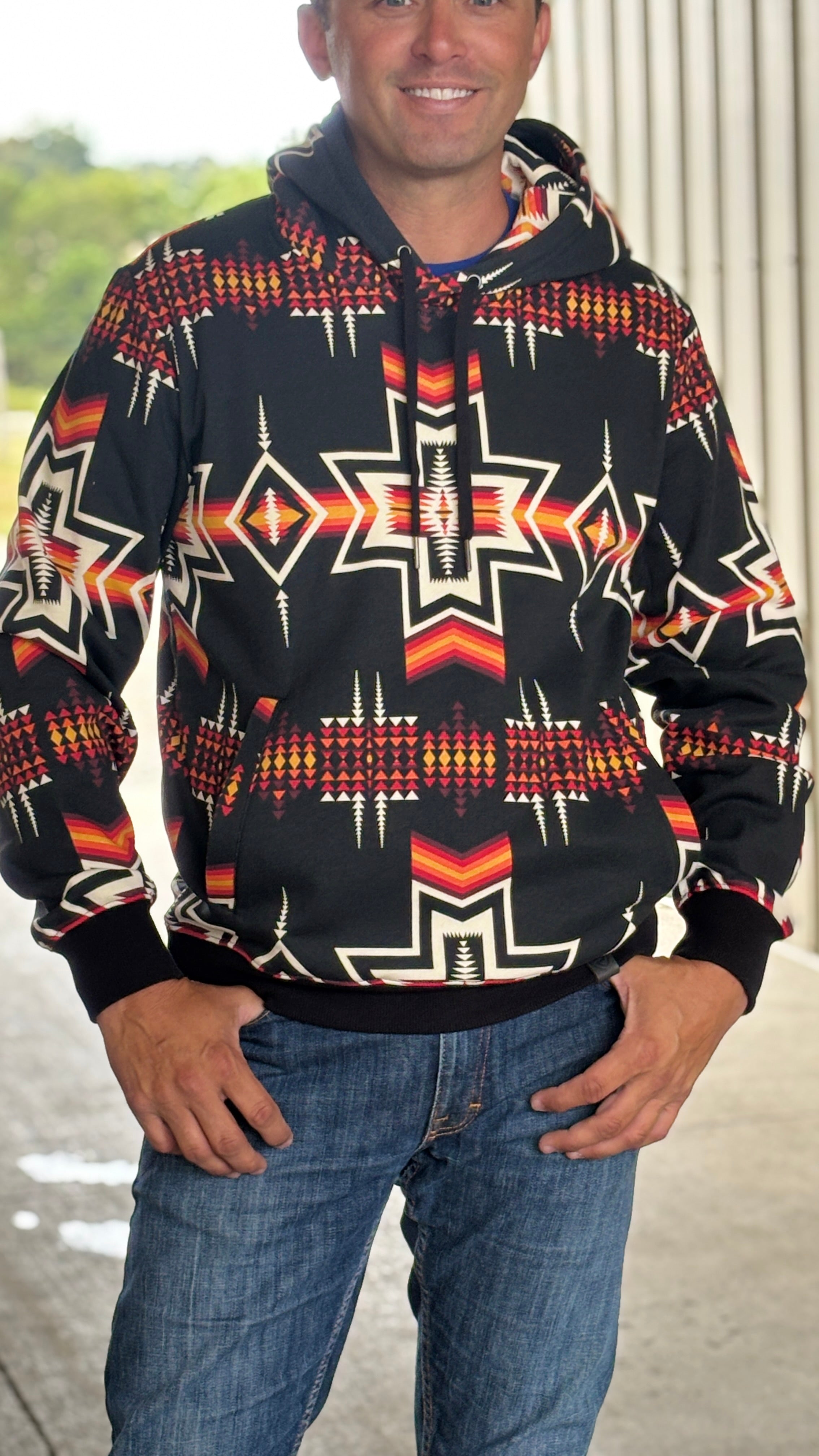 Aztec Hoodie by Rock & Roll - Henderson's Western Store