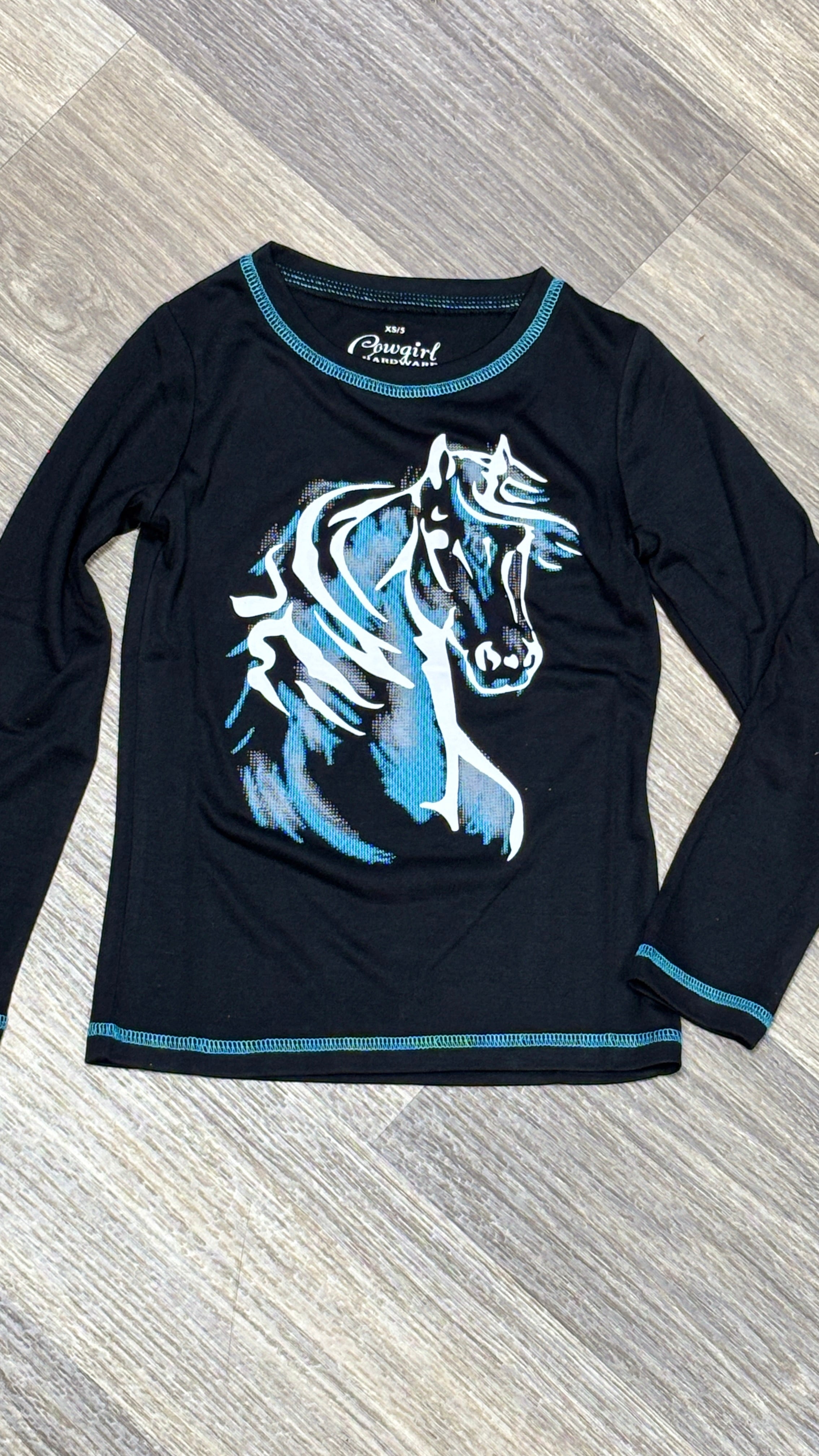 Cowgirl Hardware Watercolor Horse Tee - Henderson's Western Store