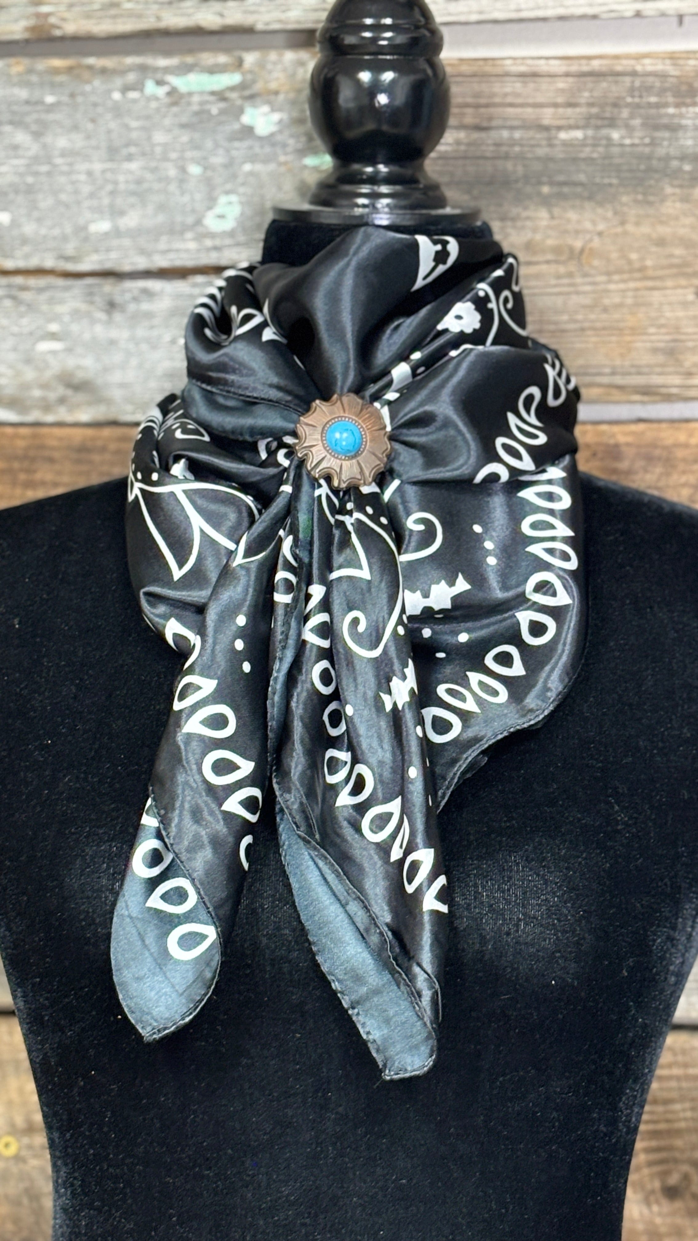 Western Wild Rags ~ Black Bandana - Henderson's Western Store