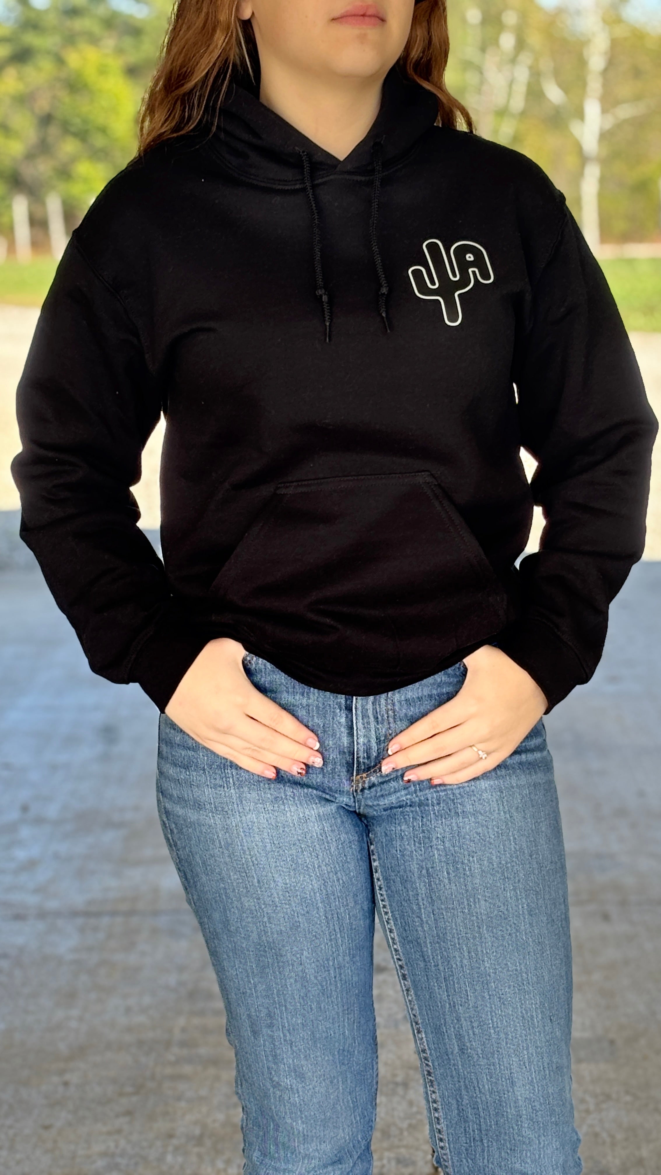 Cactus Alley Hoodie ~ Blowin Smoke - Henderson's Western Store