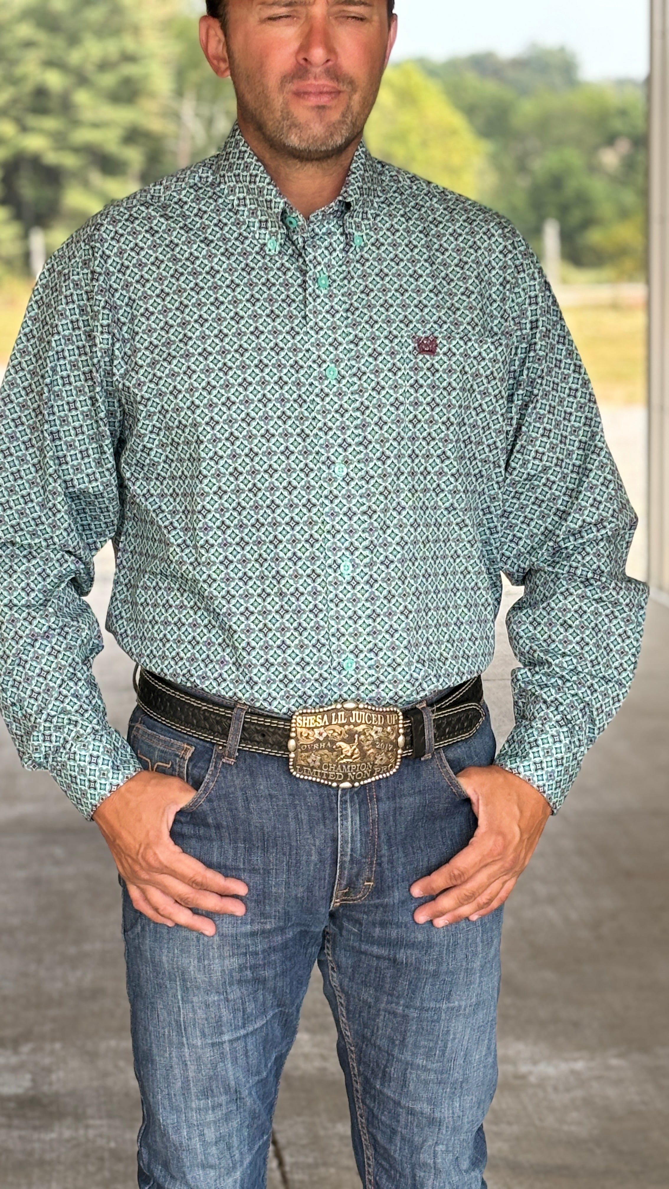 Cinch Plain Weave ~ Turquoise - Henderson's Western Store