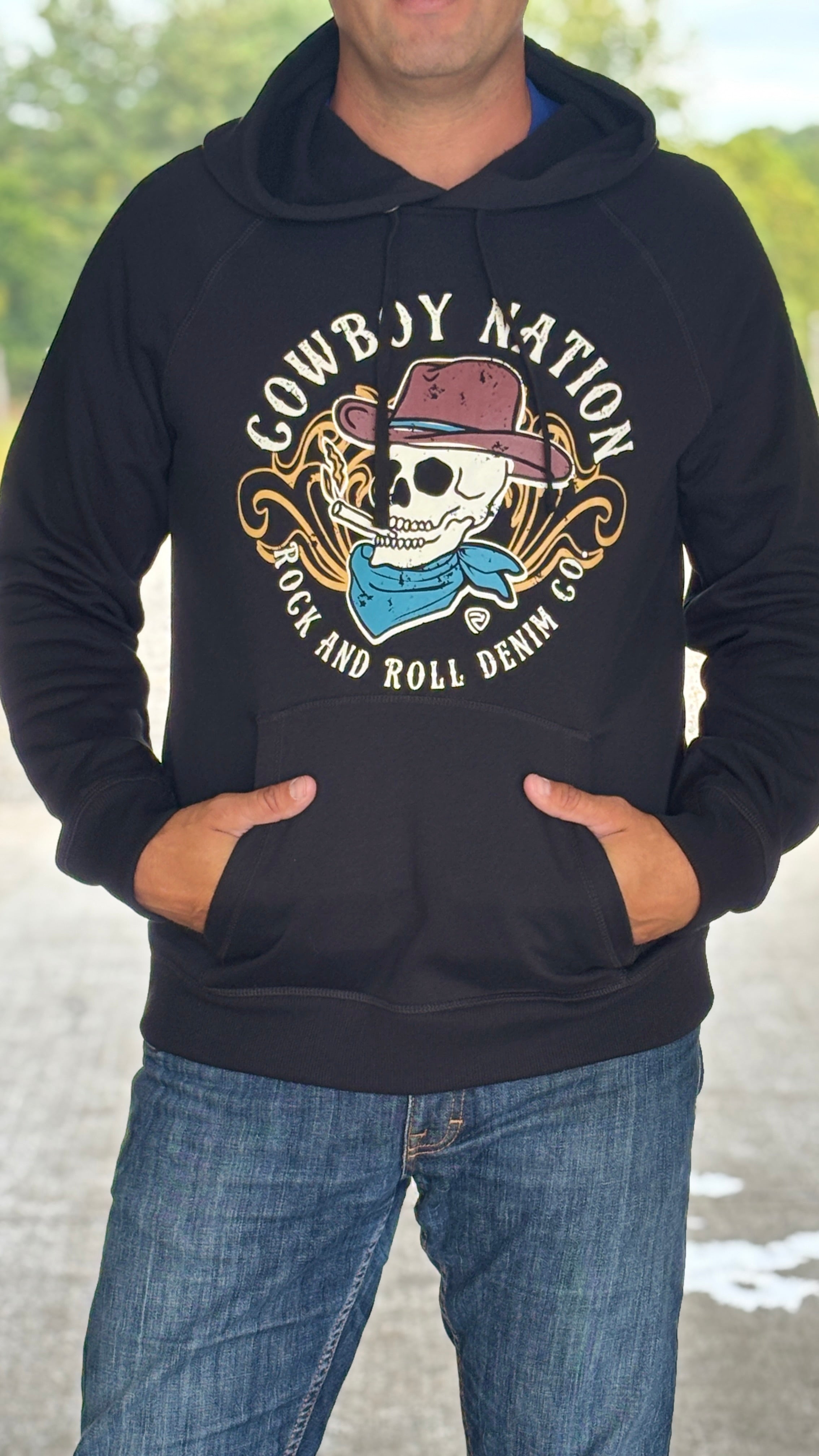 Skull Hoodie by Rock & Roll - Henderson's Western Store