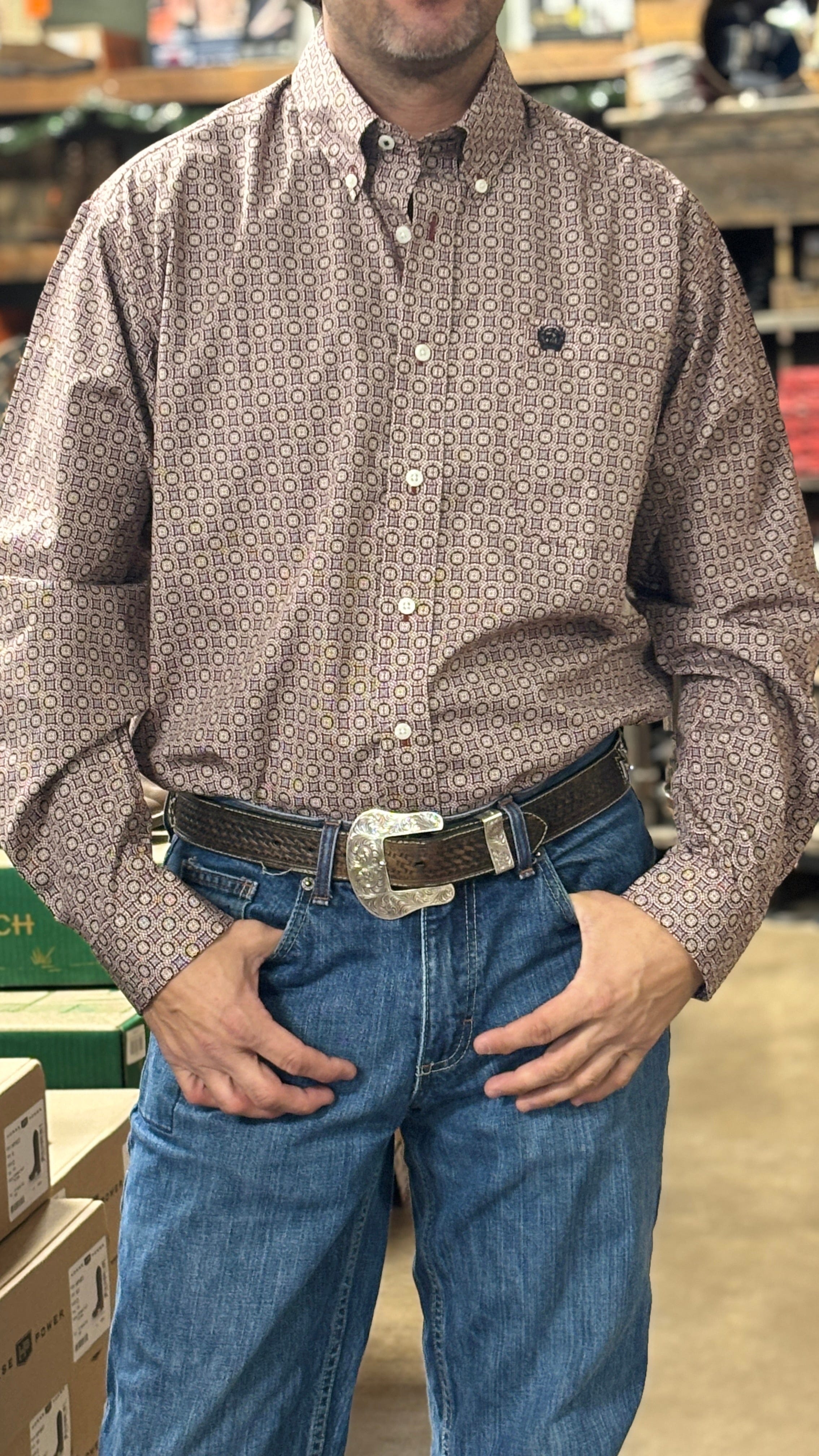 Cinch Plain Weave ~ Burgundy - Henderson's Western Store