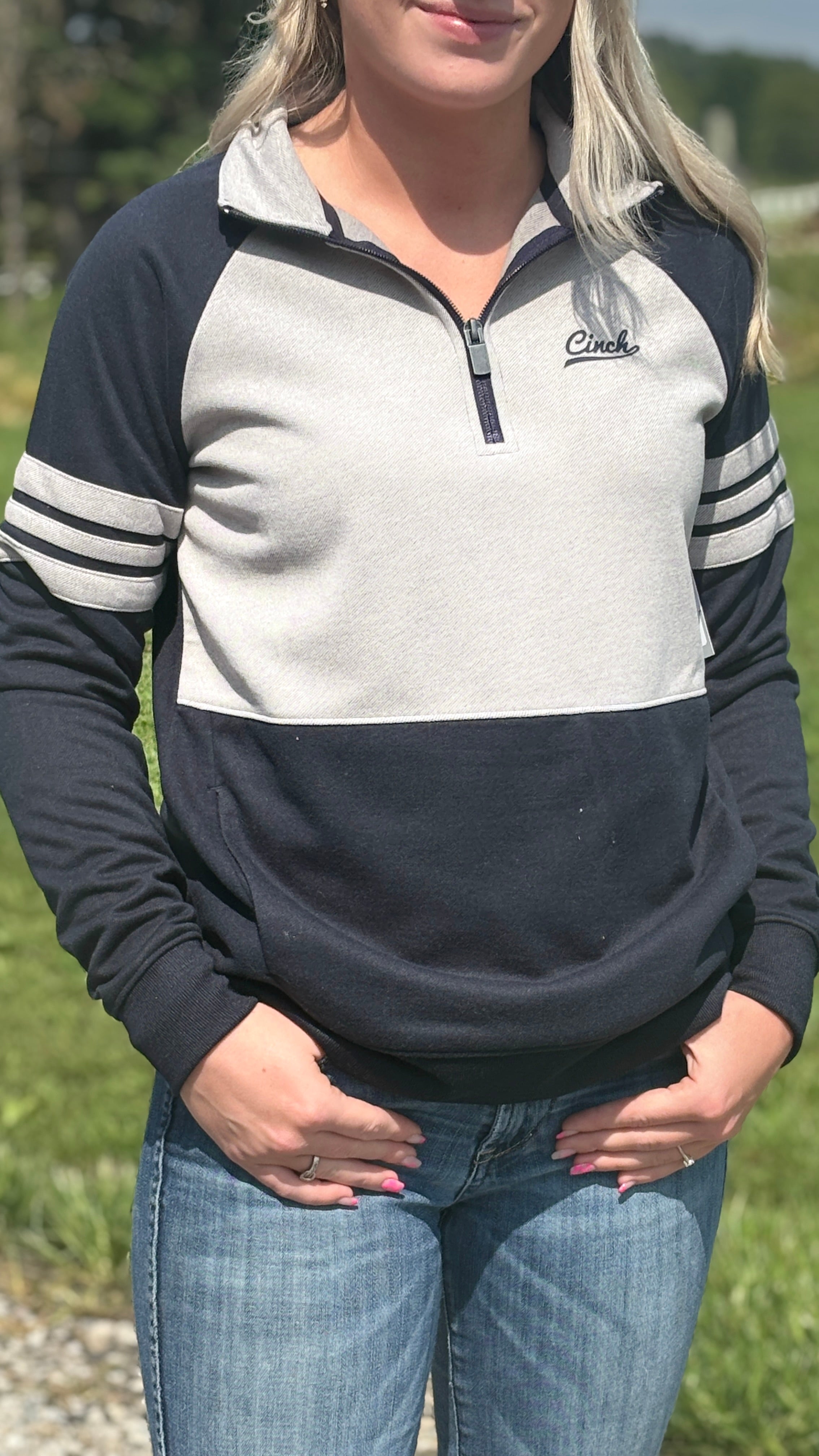 Ladies Cinch 1/4 Zip Pullover - Henderson's Western Store