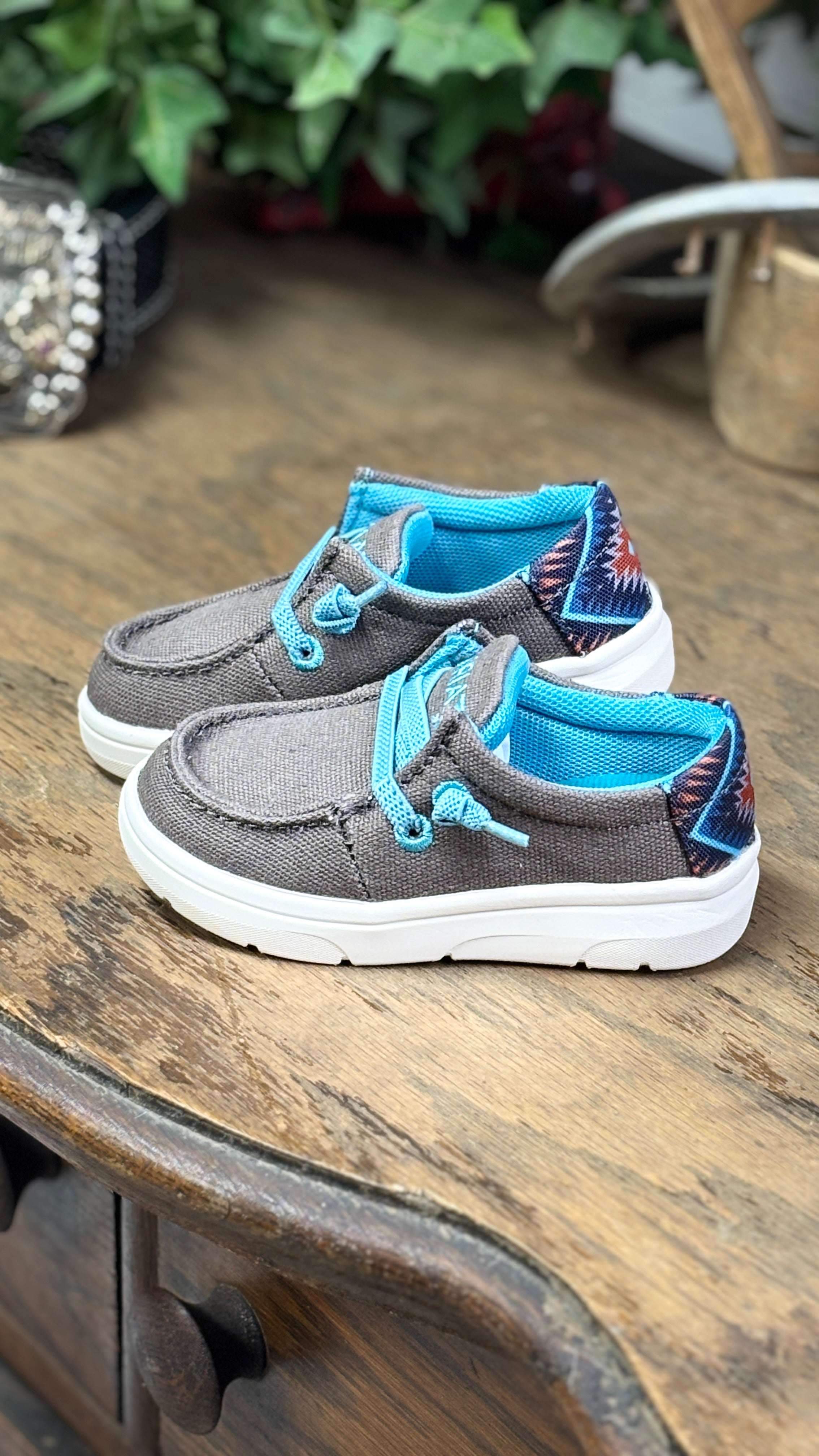 Ariat Lil' Stompers Casual Boots ~ Charcoal - Henderson's Western Store